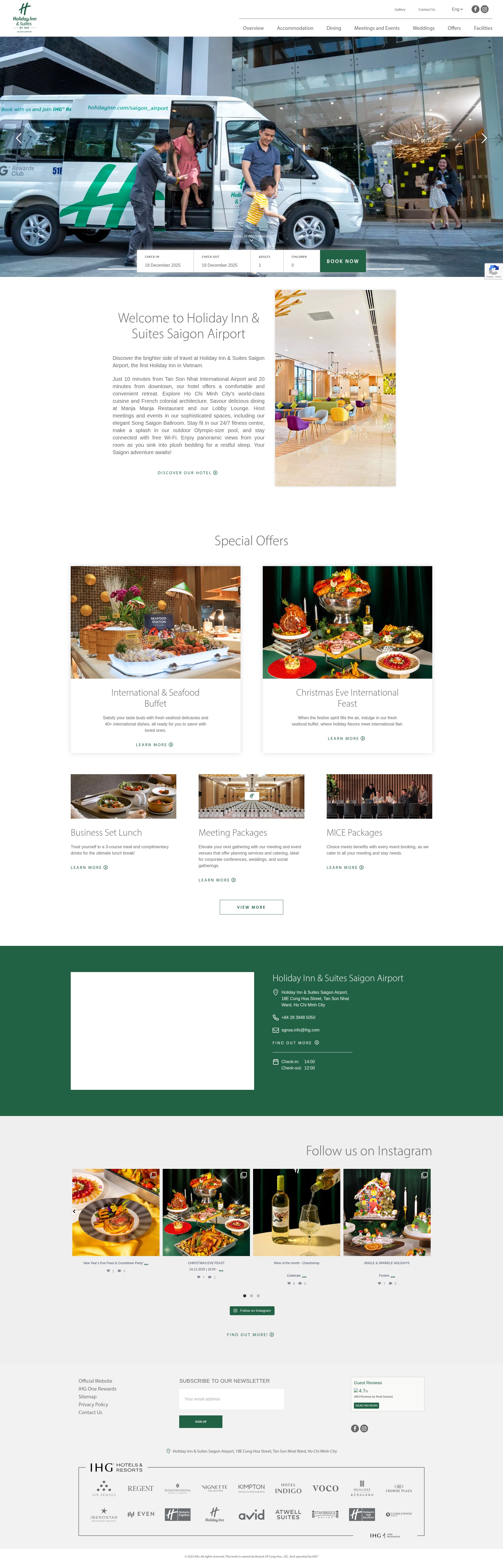 Screenshot of www.hisaigonairport.com