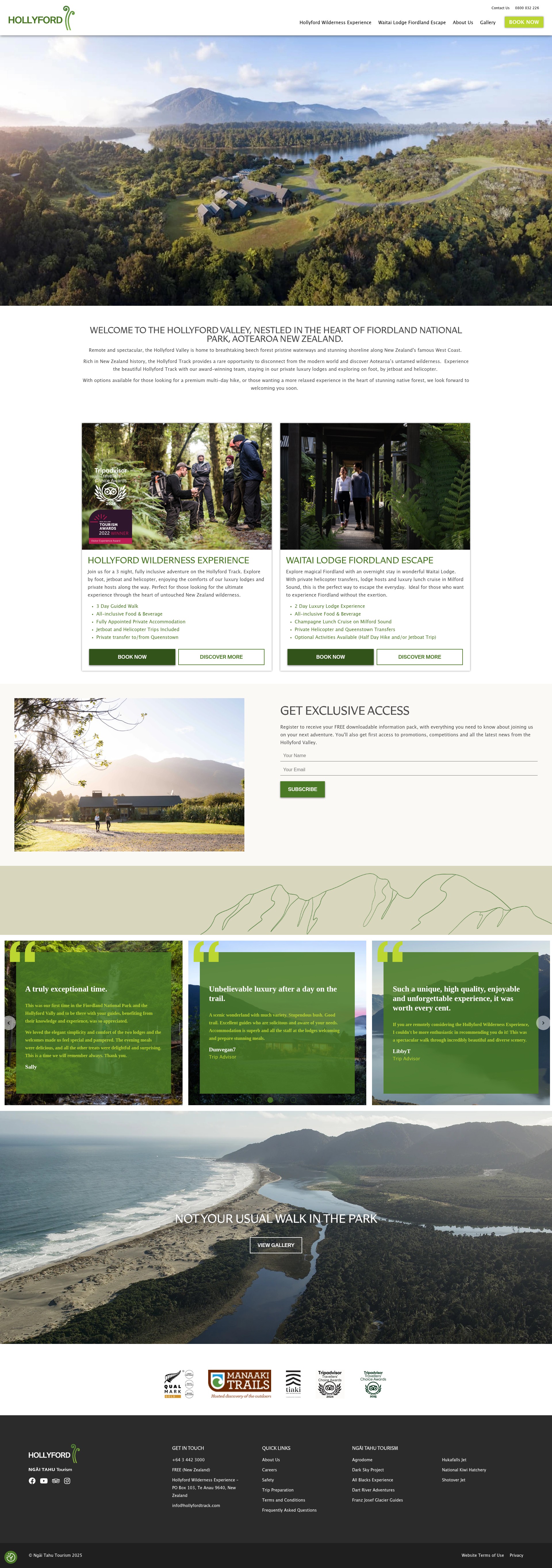 Screenshot of www.hollyfordtrack.com
