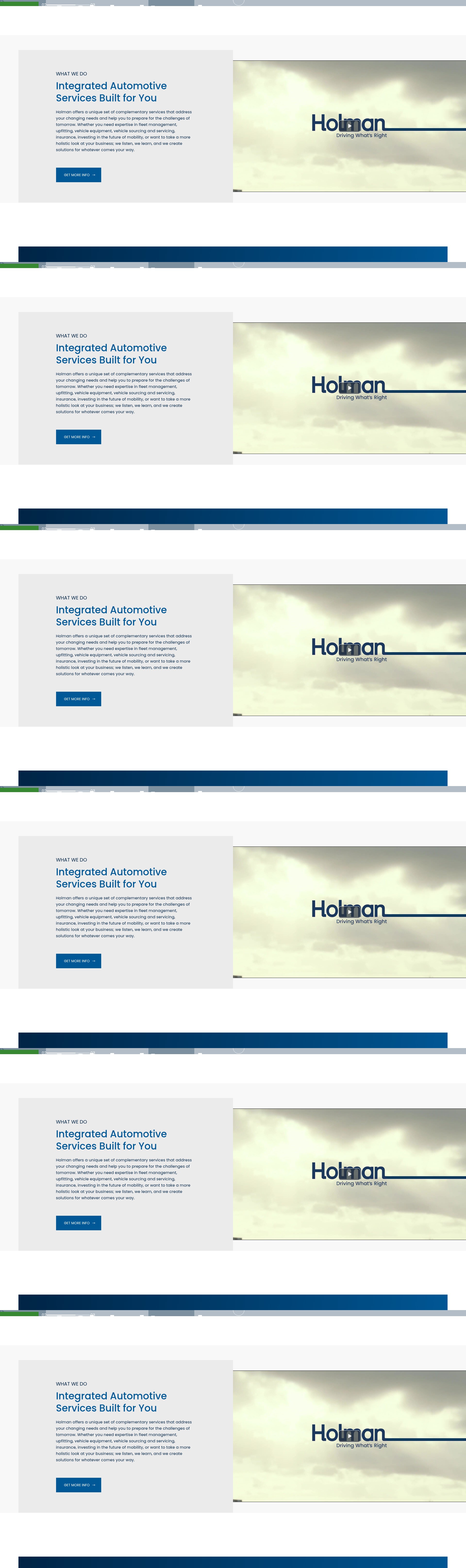 Screenshot of www.holman.com