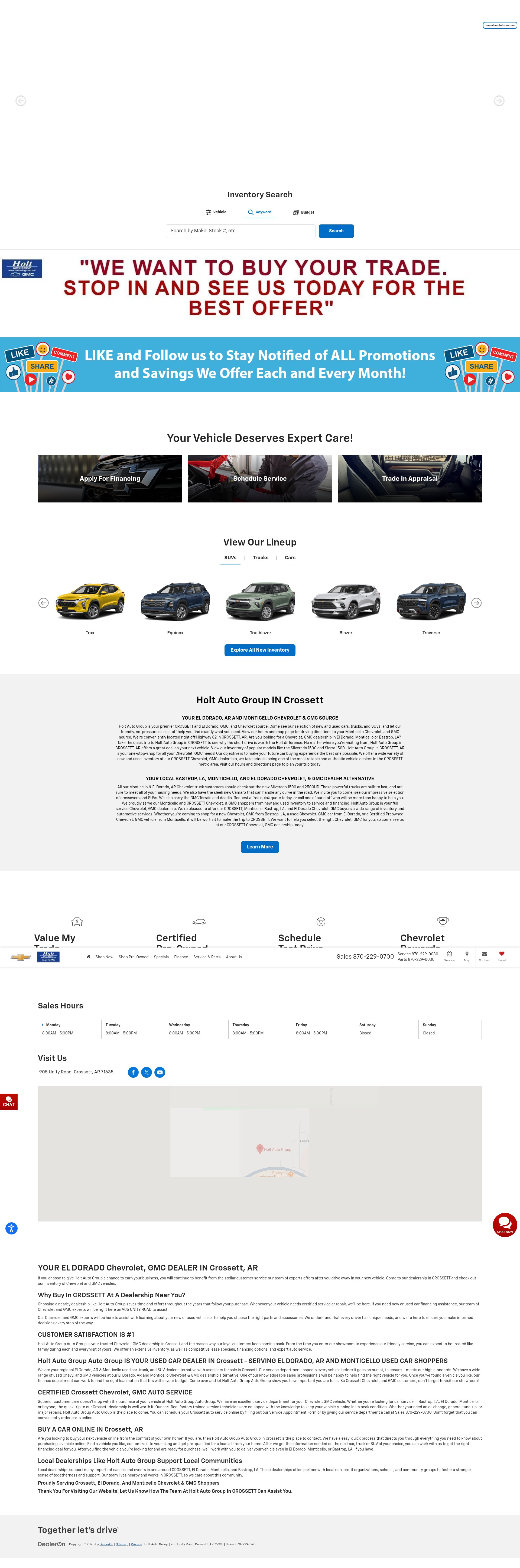 Screenshot of www.holtautogroup.net