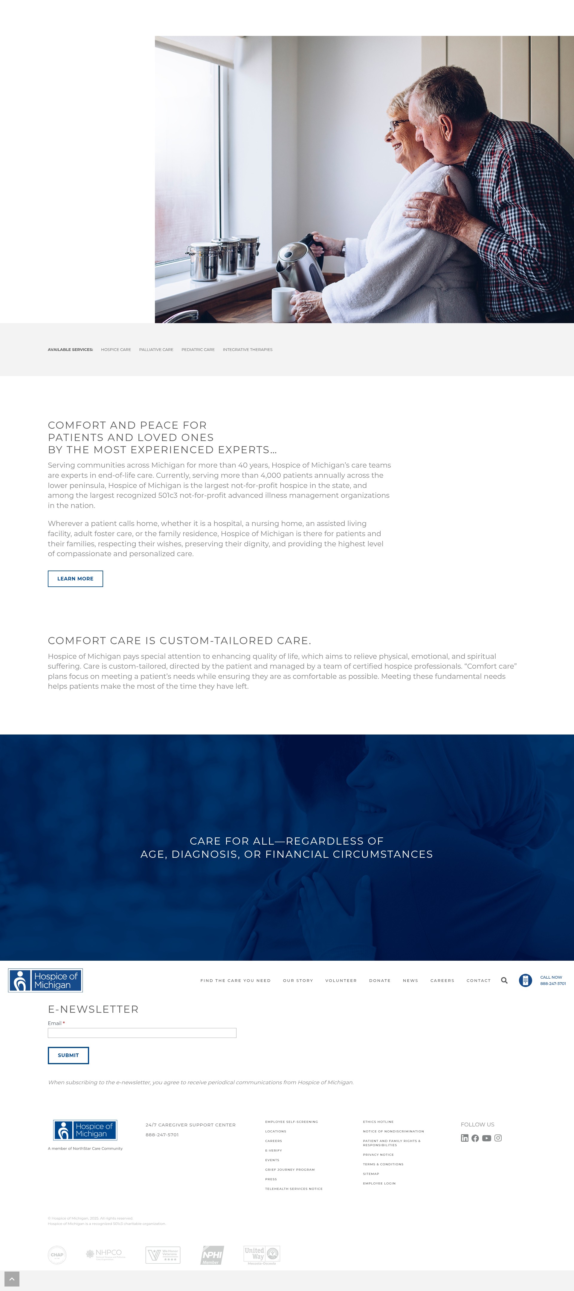 Screenshot of www.hom.org
