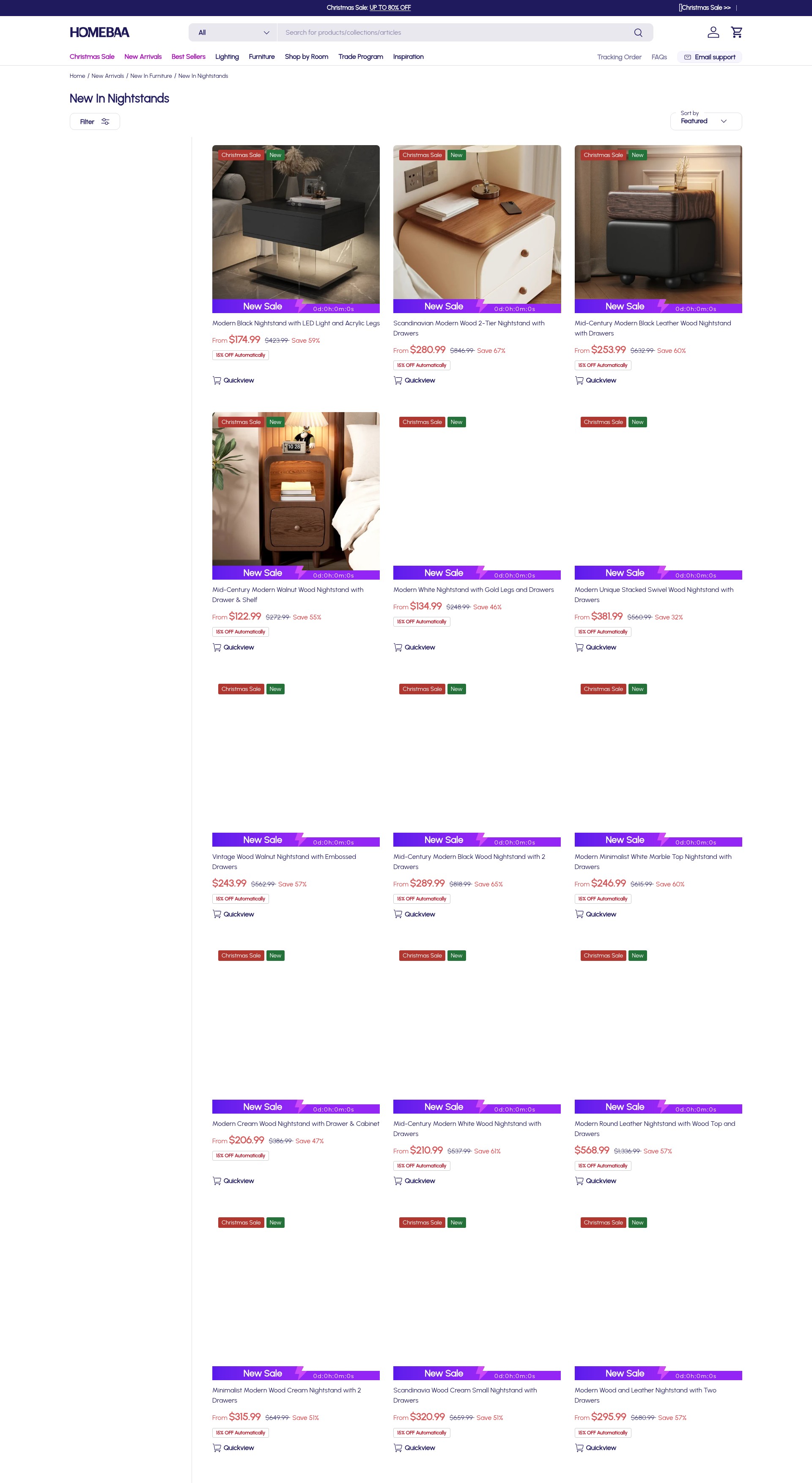 Screenshot of www.homebaa.com