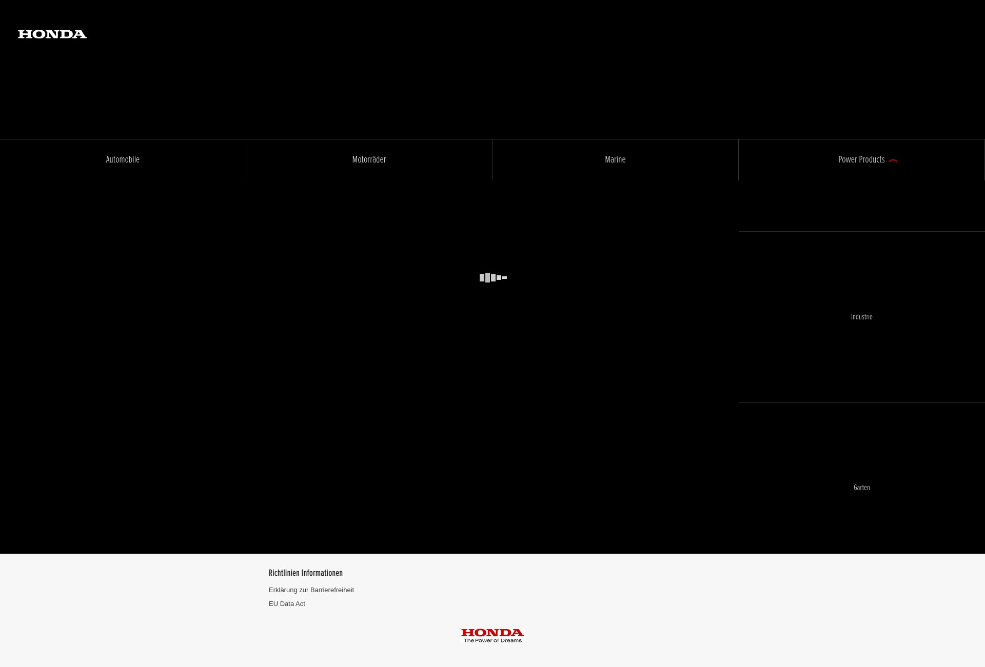 Screenshot of www.honda.at