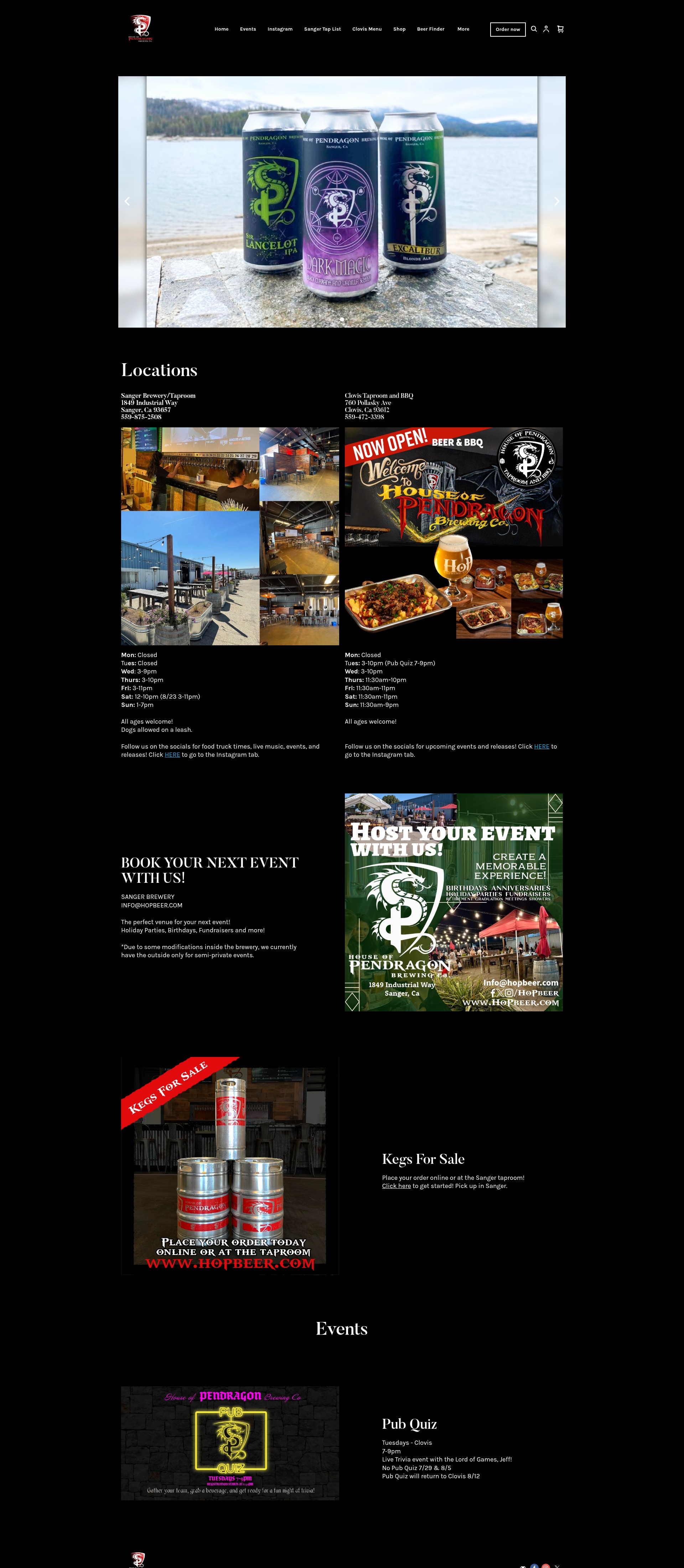 Screenshot of www.hopbeer.com