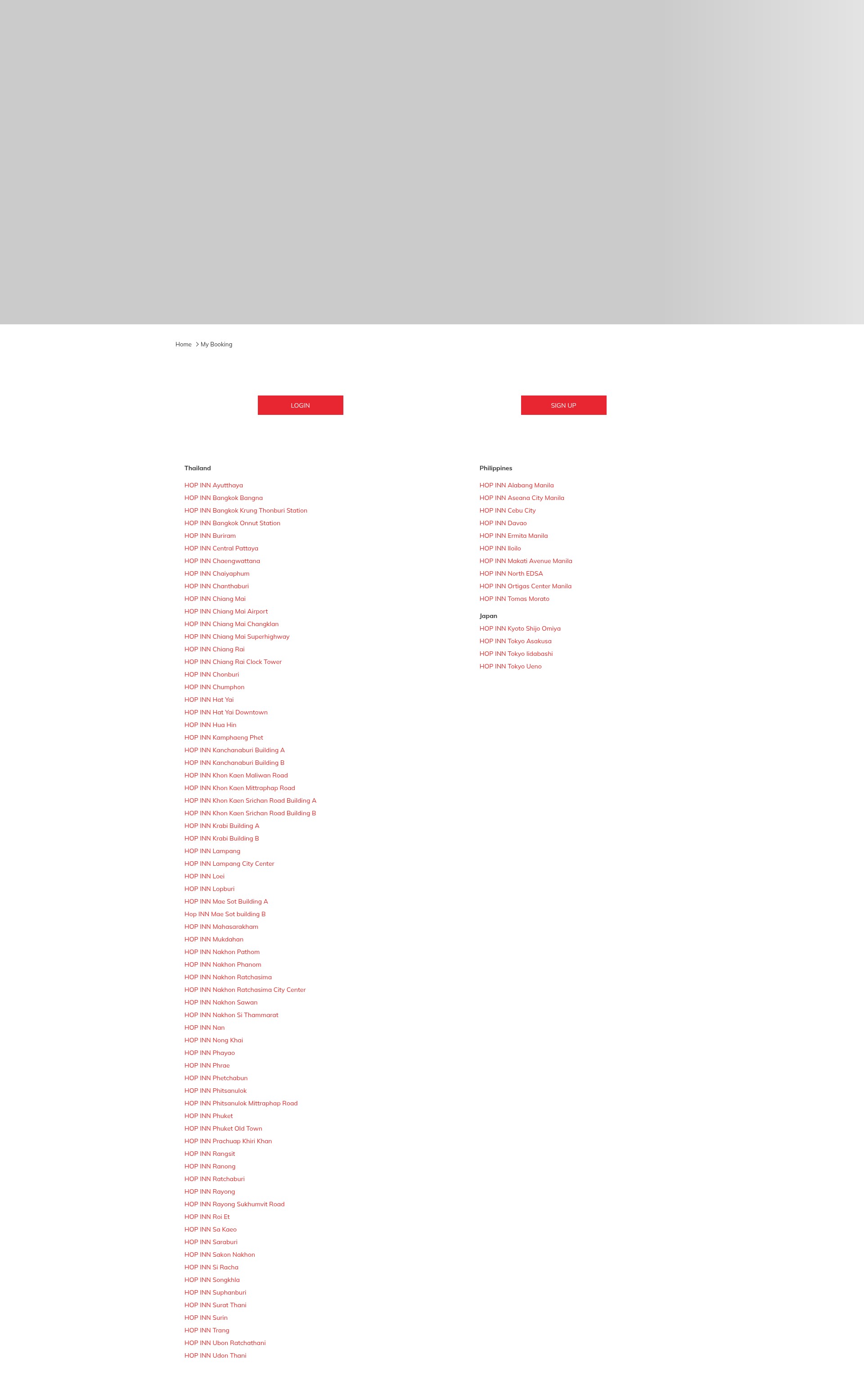 Screenshot of www.hopinnhotel.com