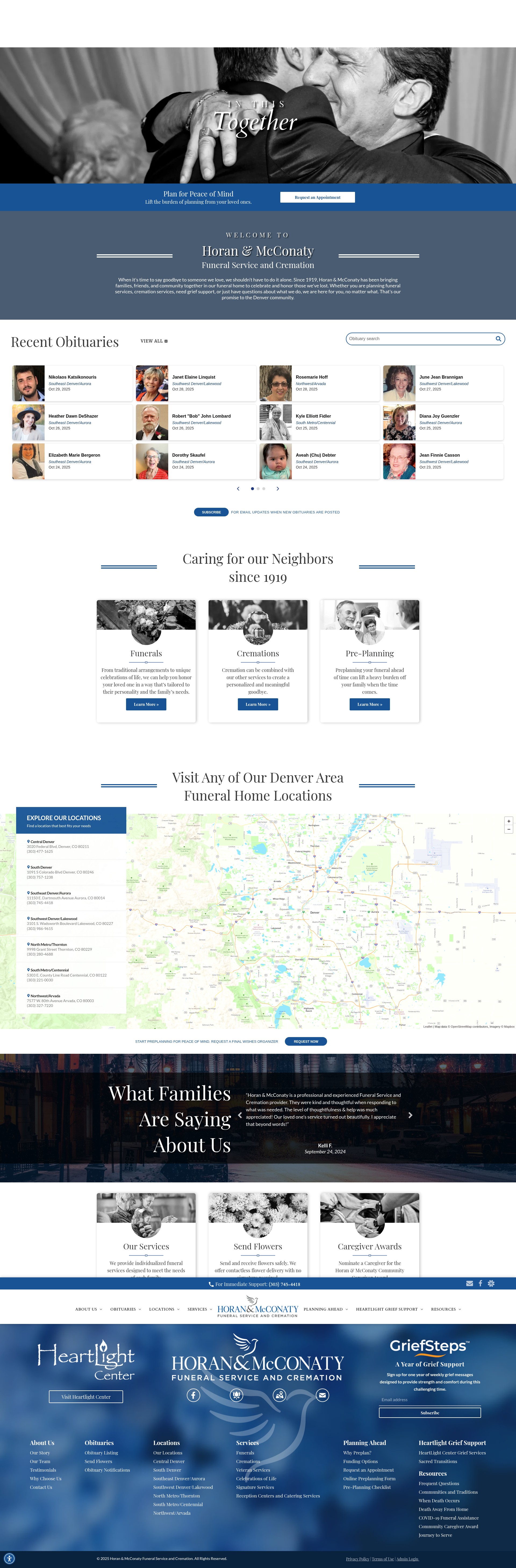 Screenshot of www.horancares.com