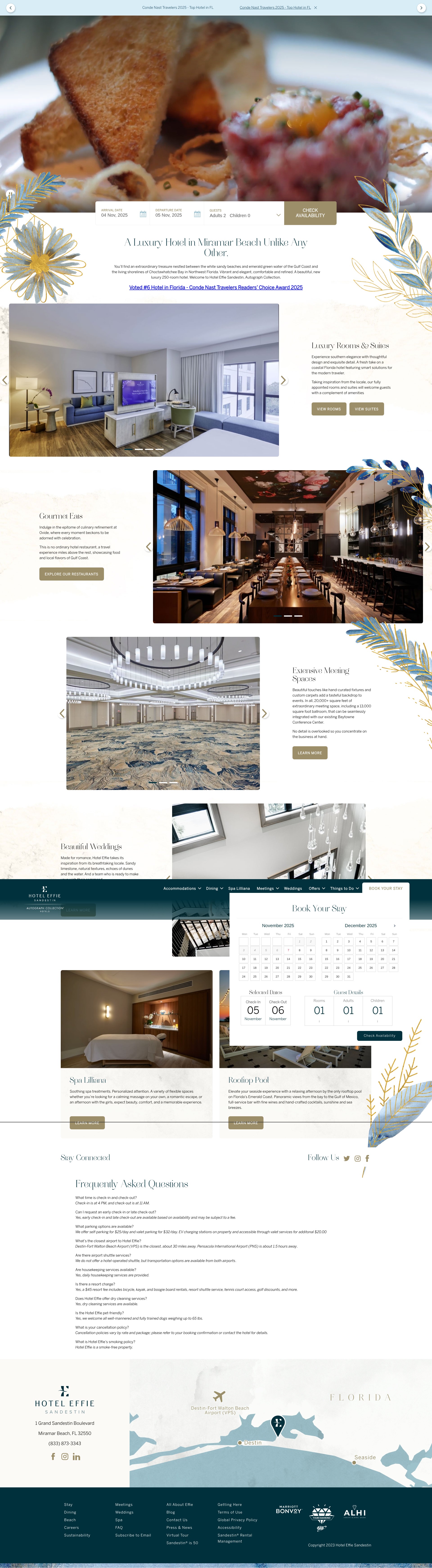 Screenshot of www.hoteleffie.com