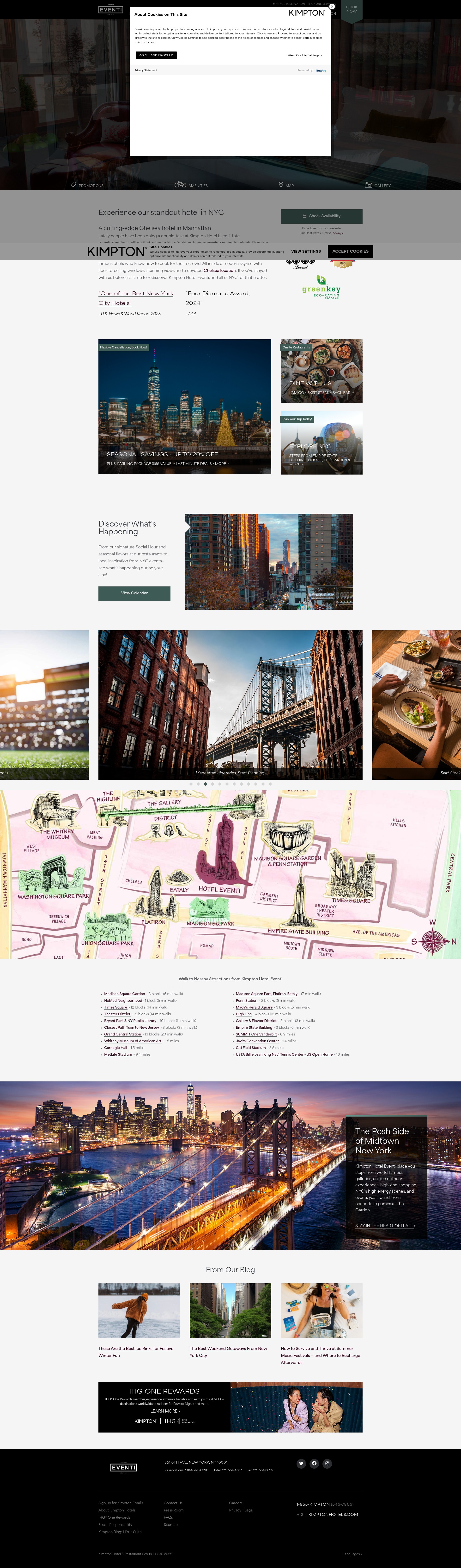 Screenshot of www.hoteleventi.com
