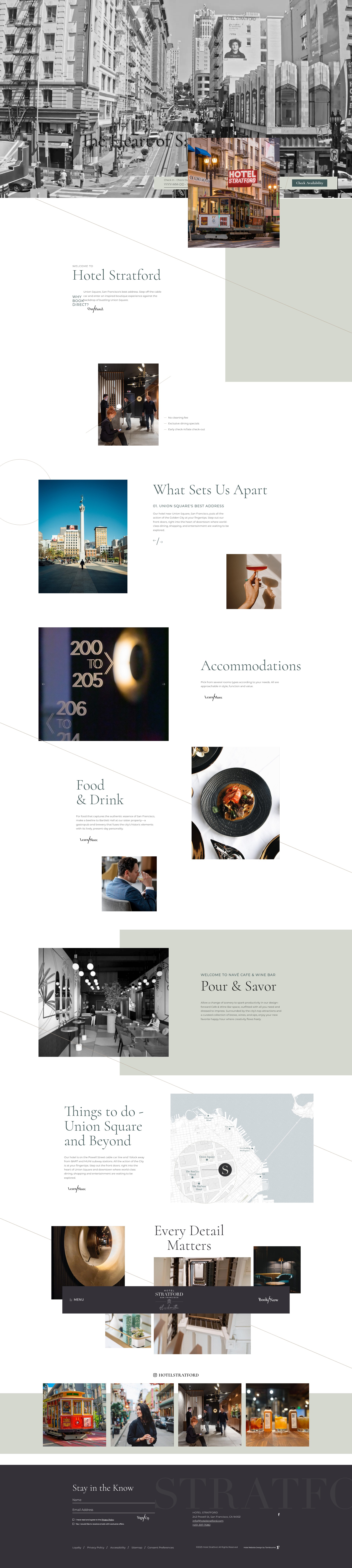 Screenshot of www.hotelstratford.com