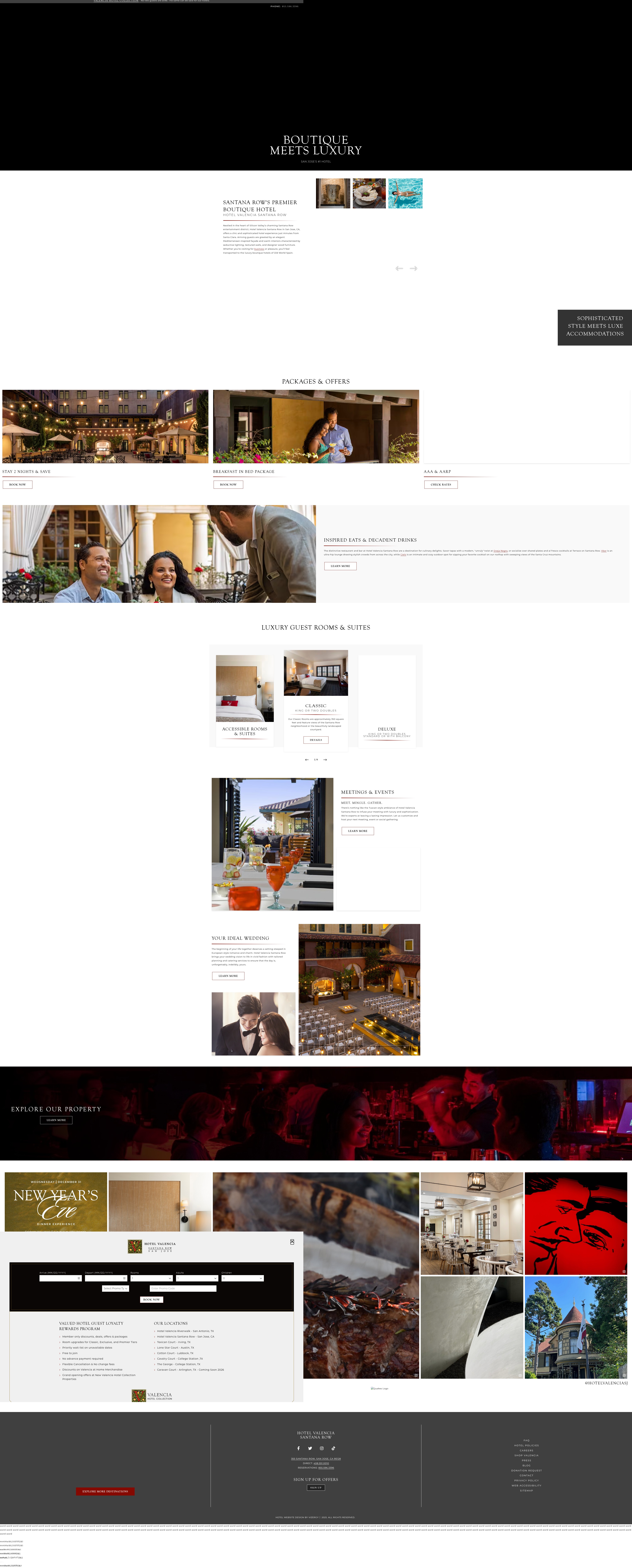 Screenshot of www.hotelvalencia-santanarow.com