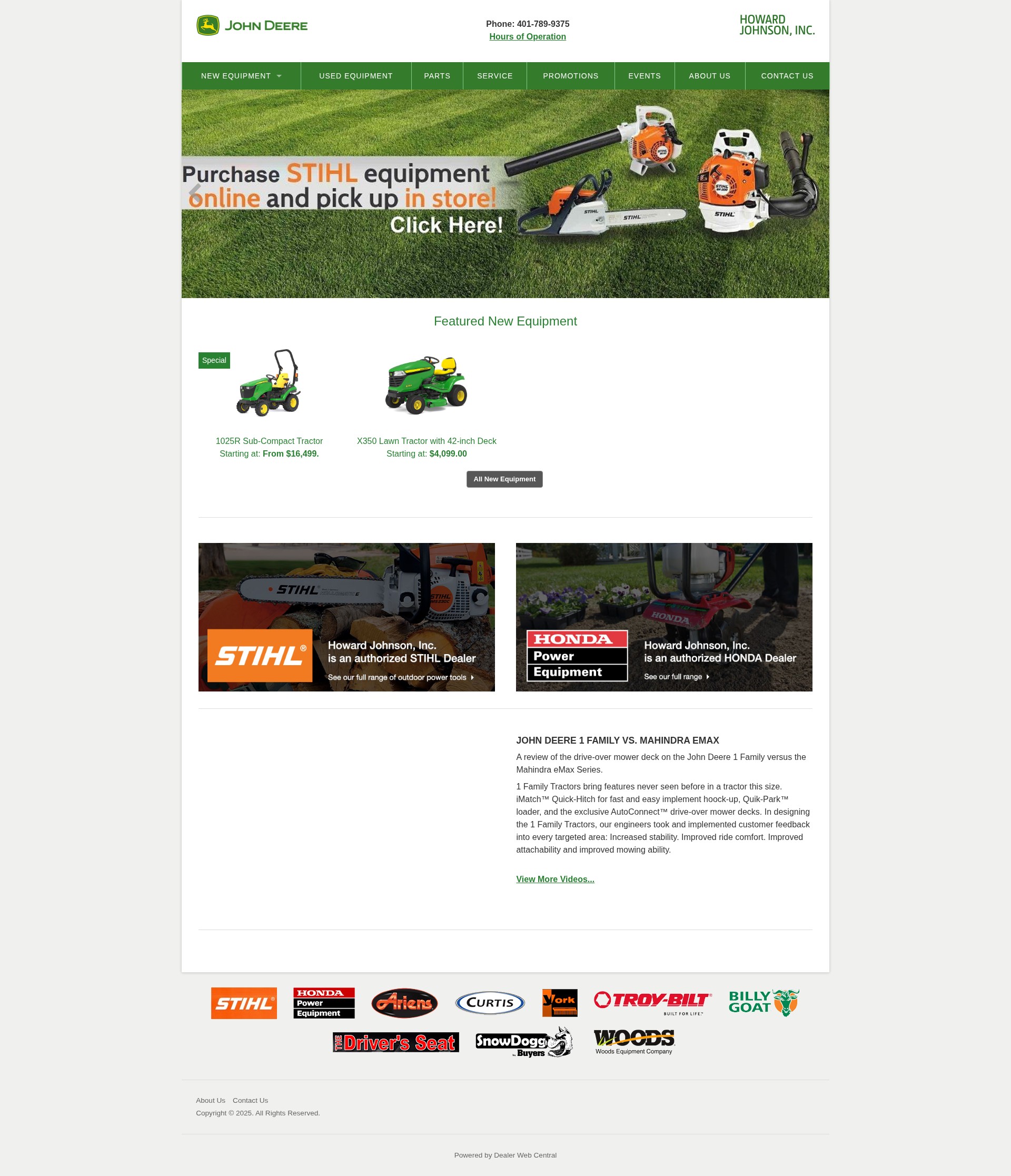 Screenshot of www.howardjohnsoninc.com