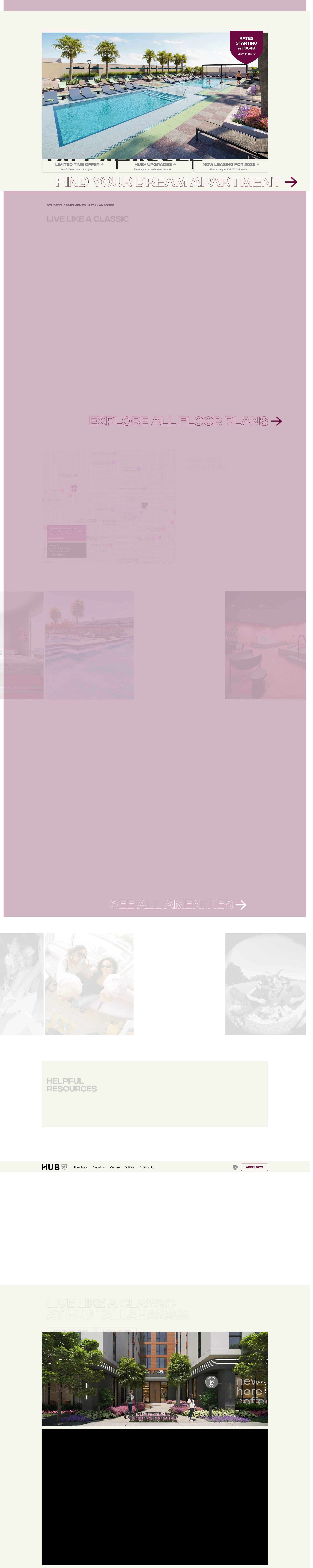 Screenshot of www.hubtallahassee.com