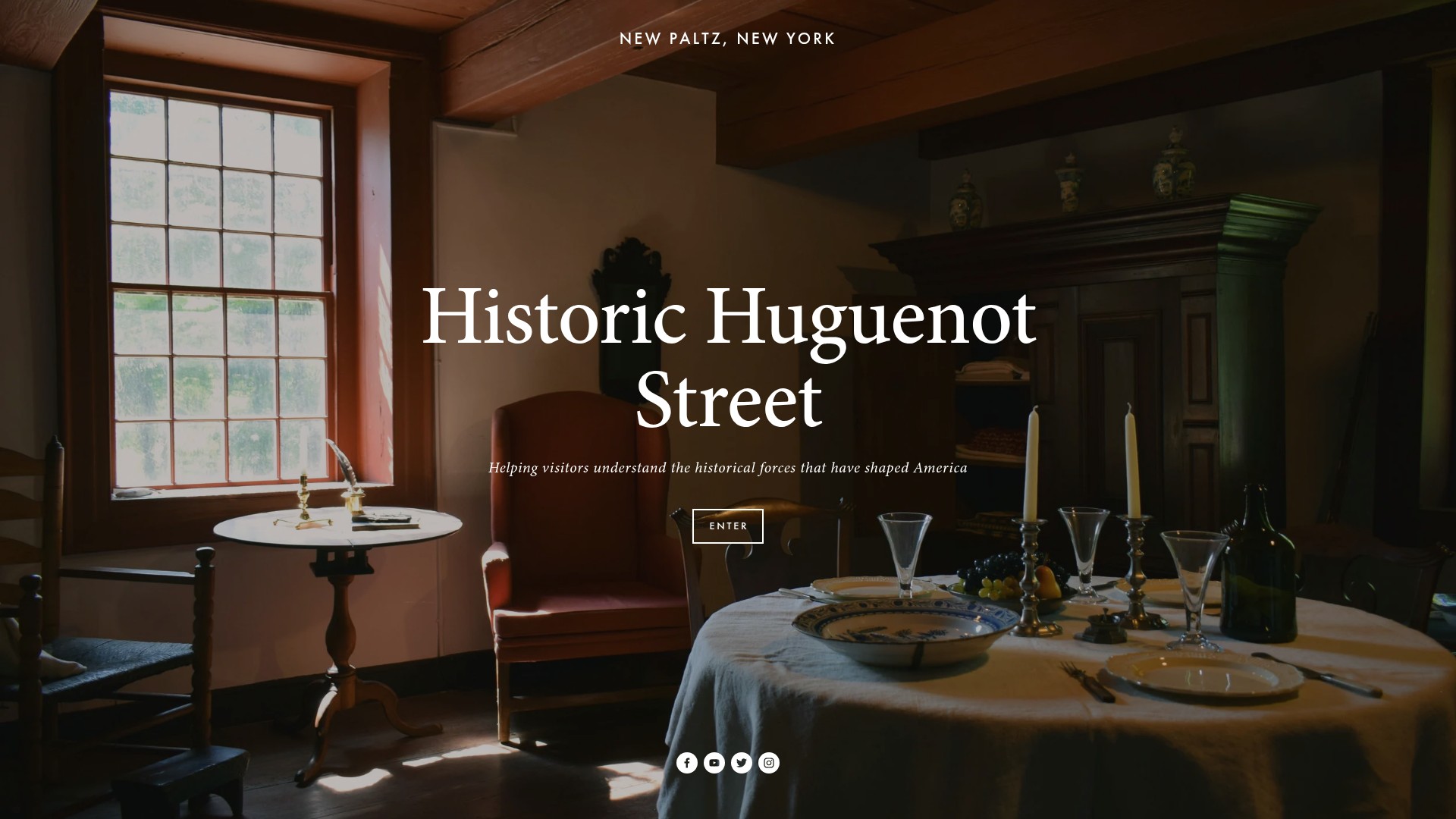 Screenshot of www.huguenotstreet.org