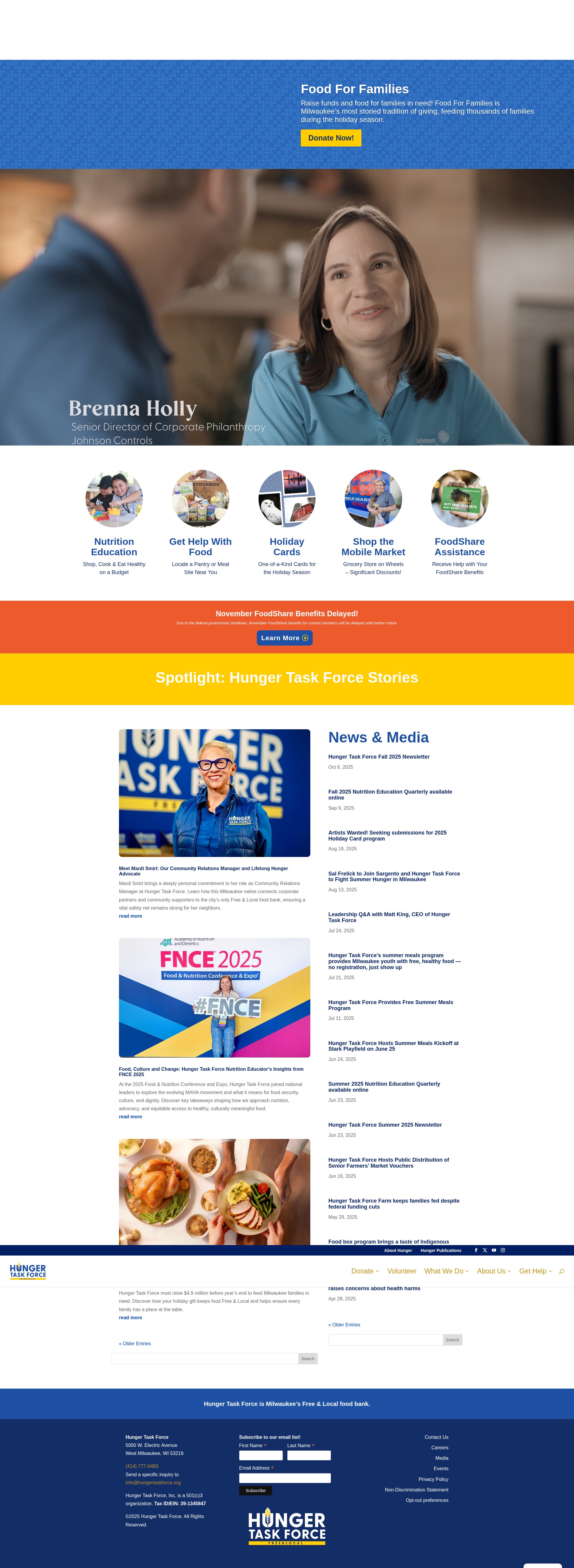 Screenshot of www.hungertaskforce.org