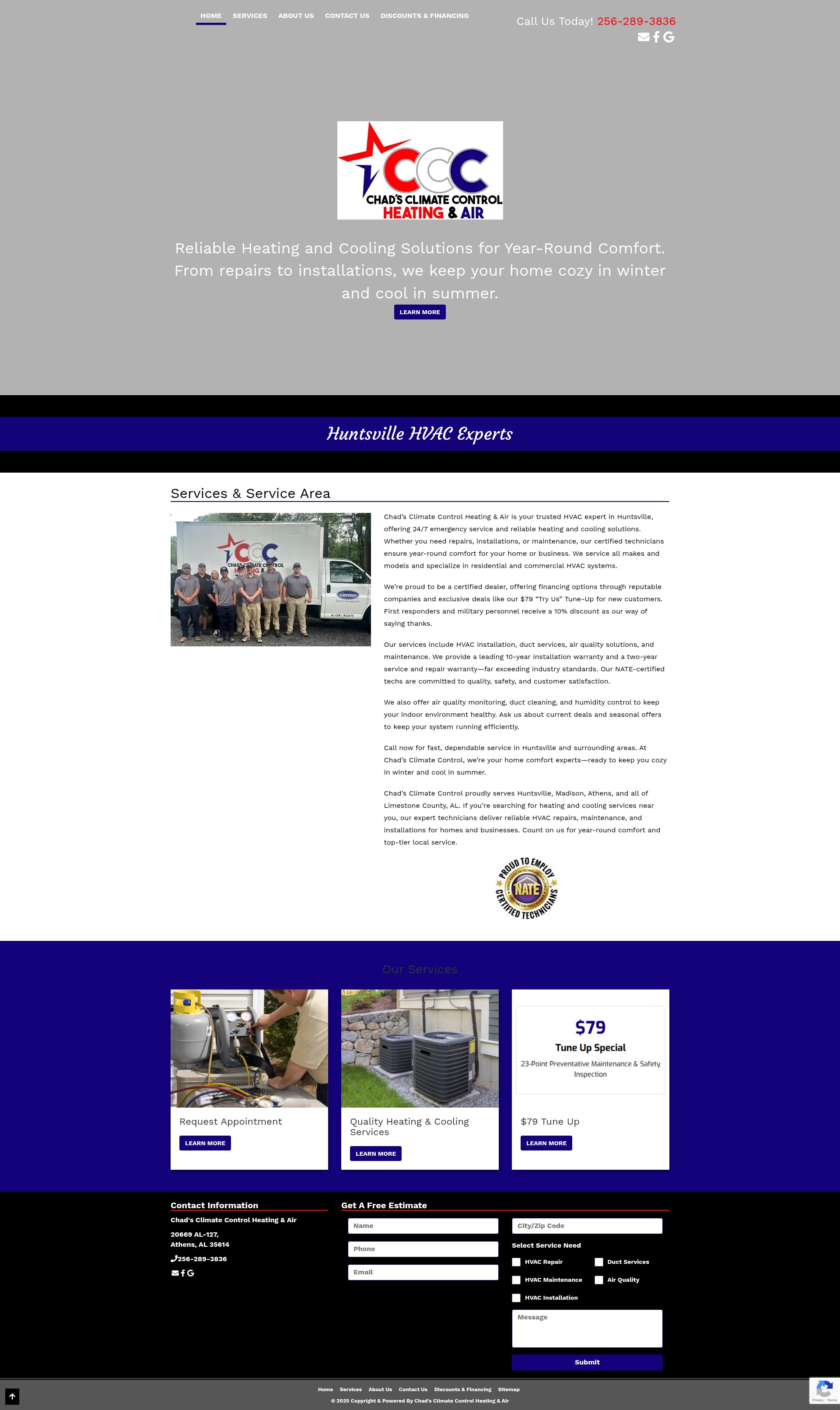 Screenshot of www.hvachsv.com