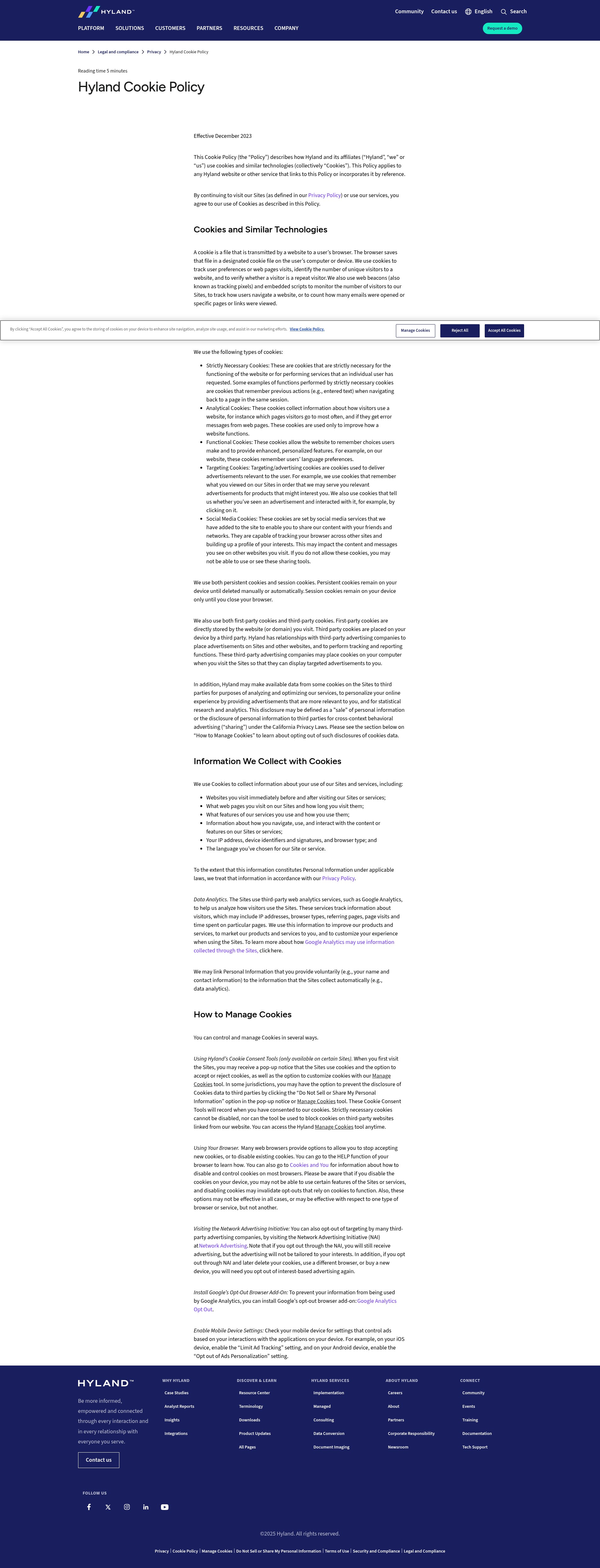 Screenshot of www.hyland.com