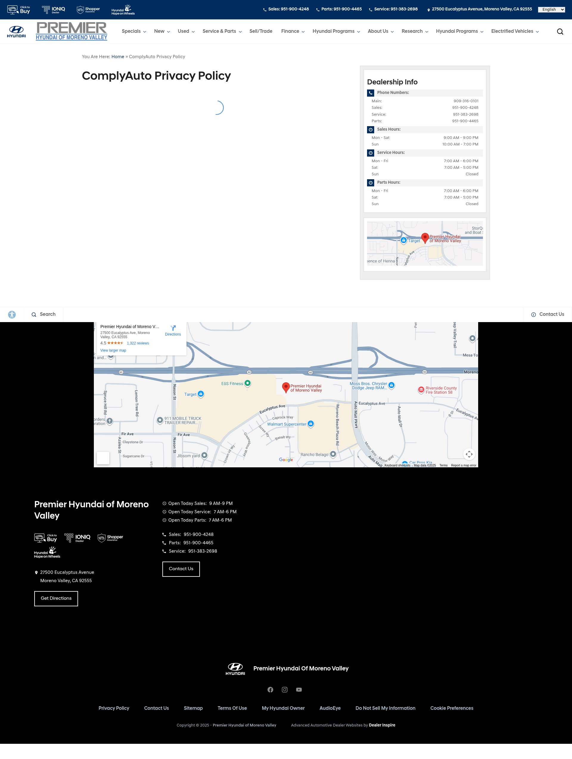 Screenshot of www.hyundaiofmorenovalley.com