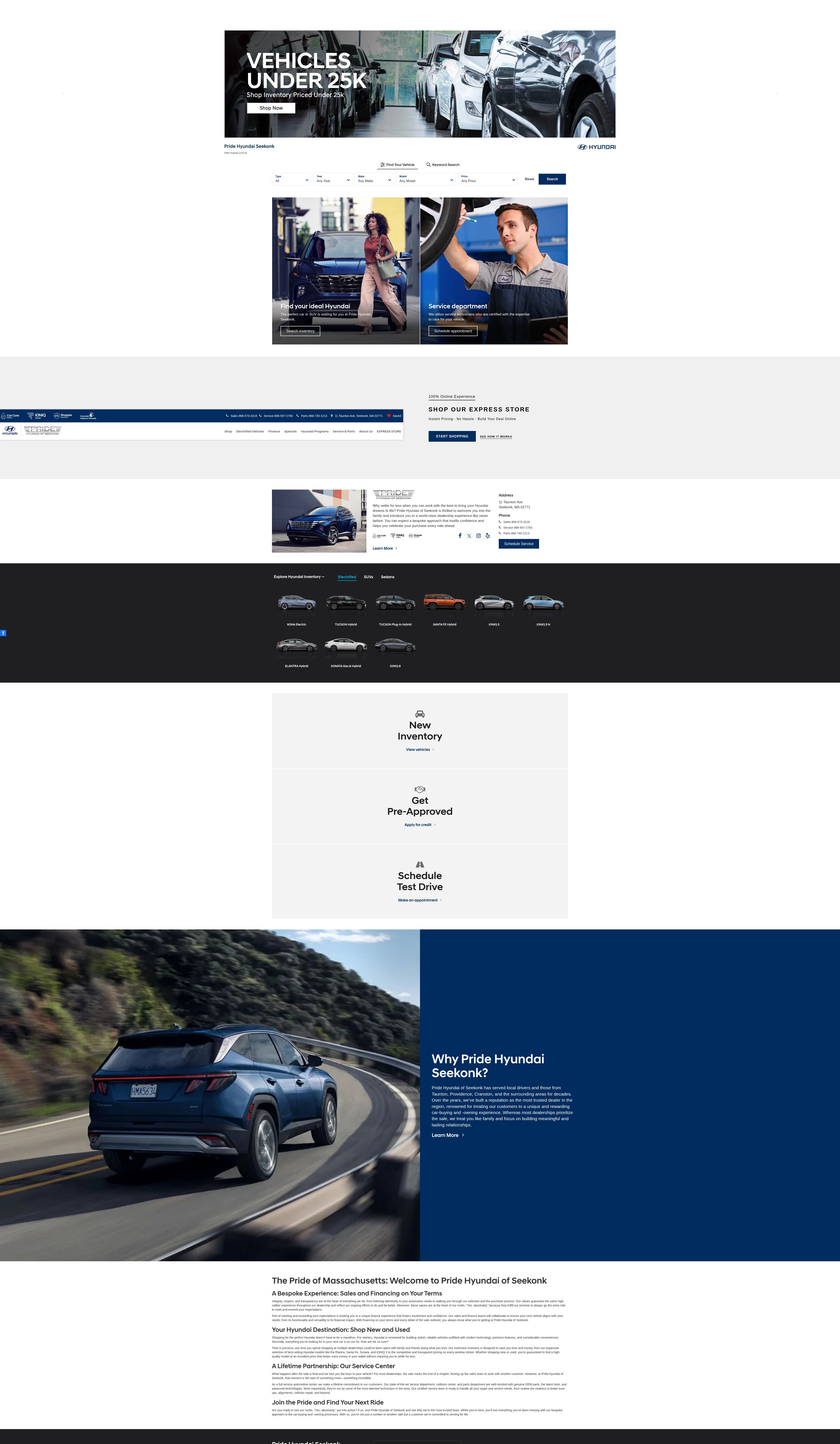 Screenshot of www.hyundaiofseekonk.com