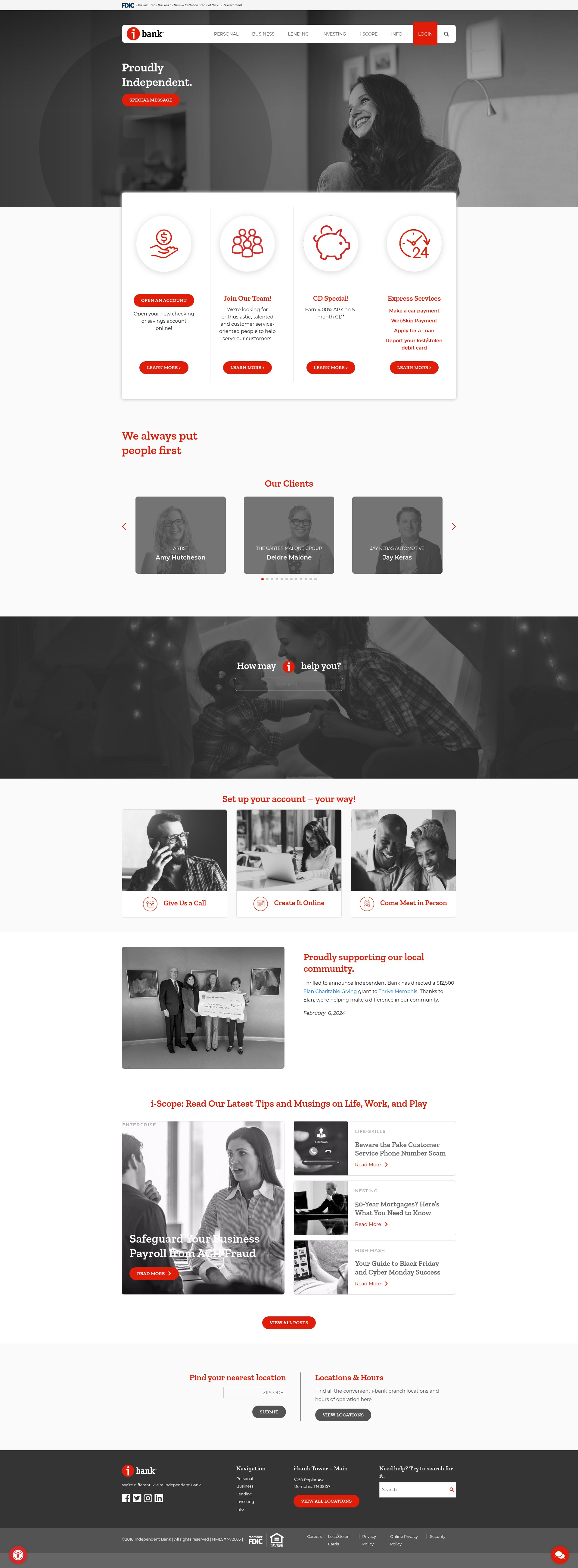 Screenshot of www.i-bankonline.com