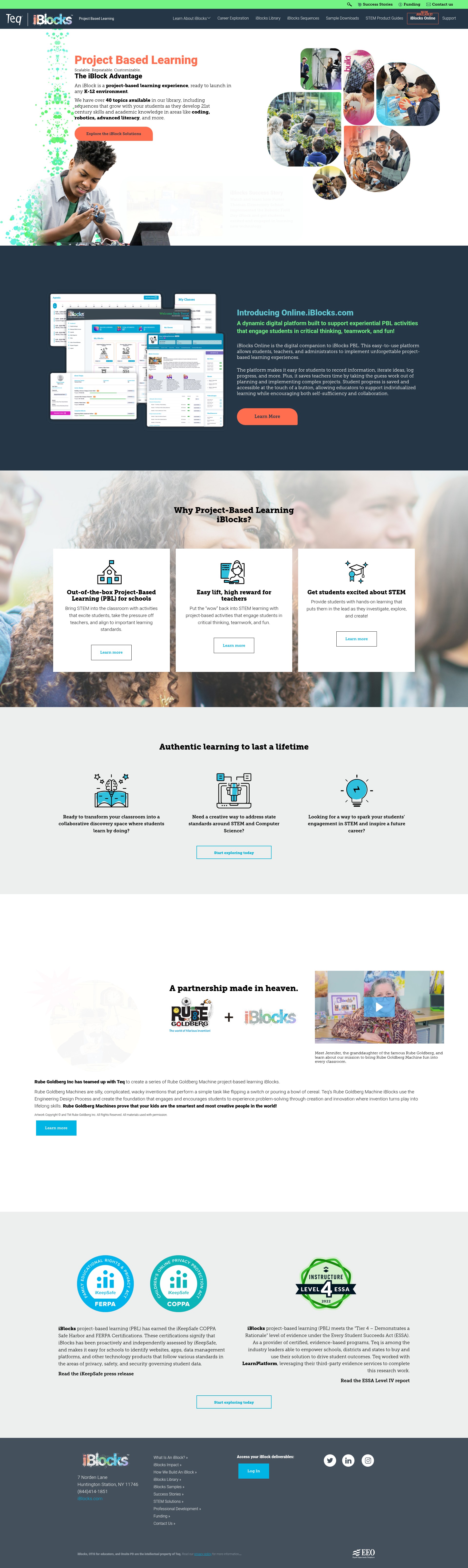 Screenshot of www.iblocks.com
