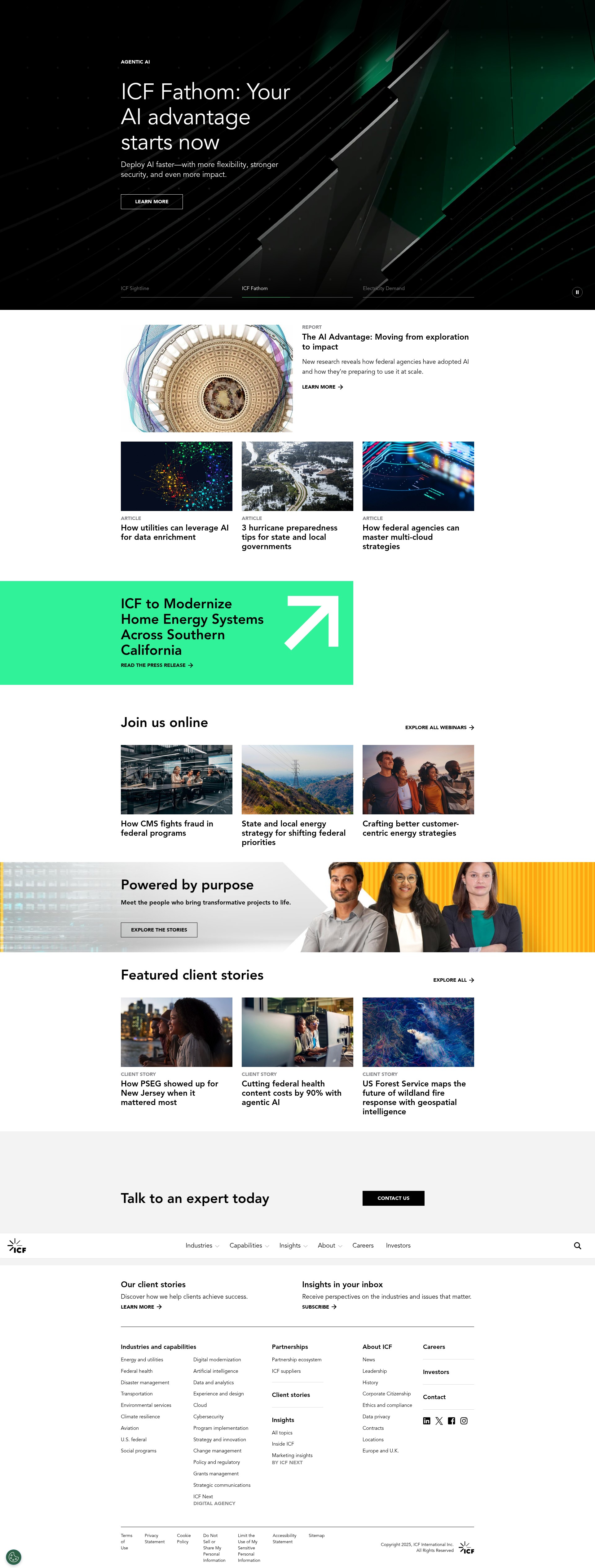 Screenshot of www.icf.com