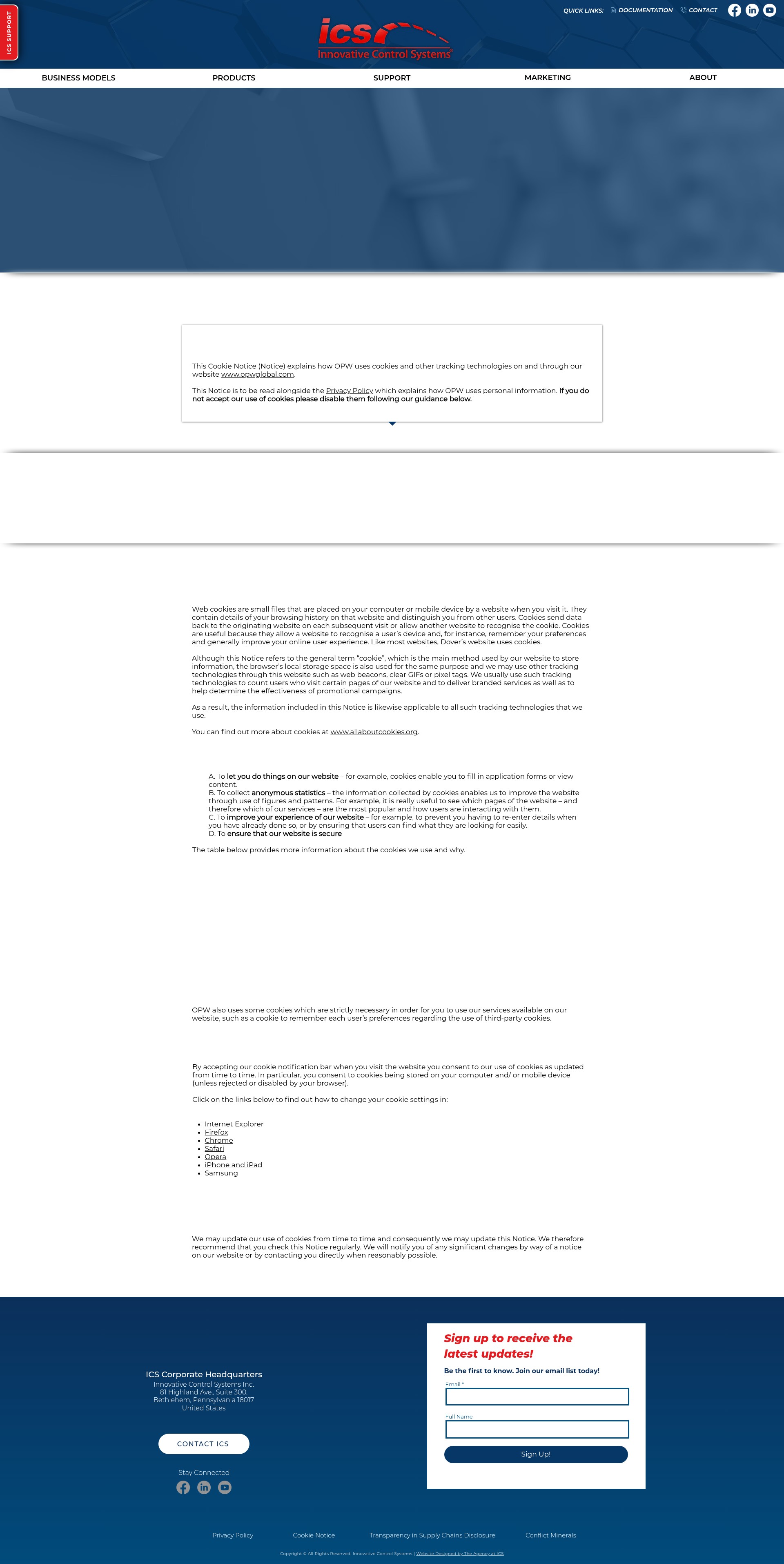 Screenshot of www.icscarwashsystems.com