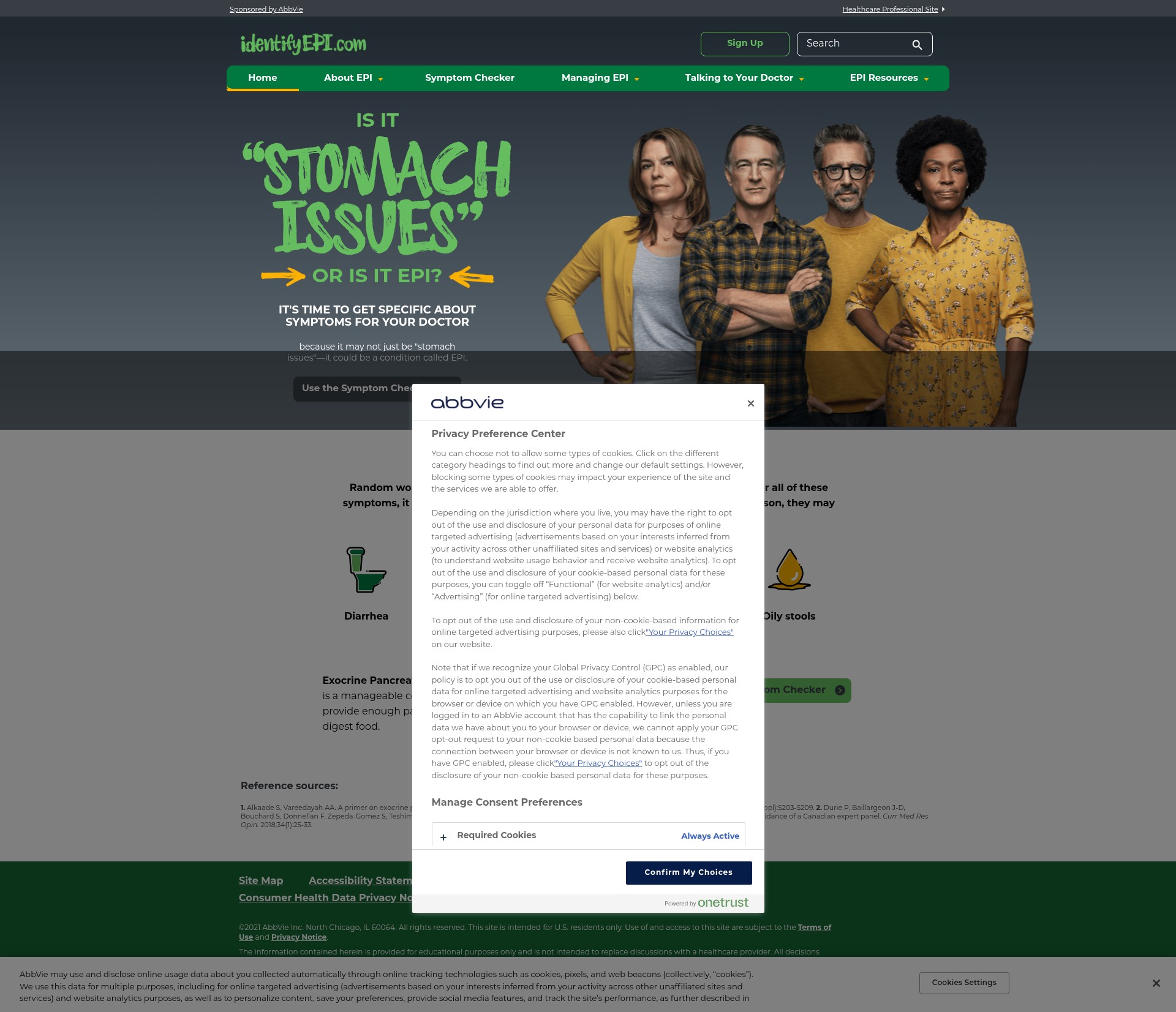 Screenshot of www.identifyepi.com