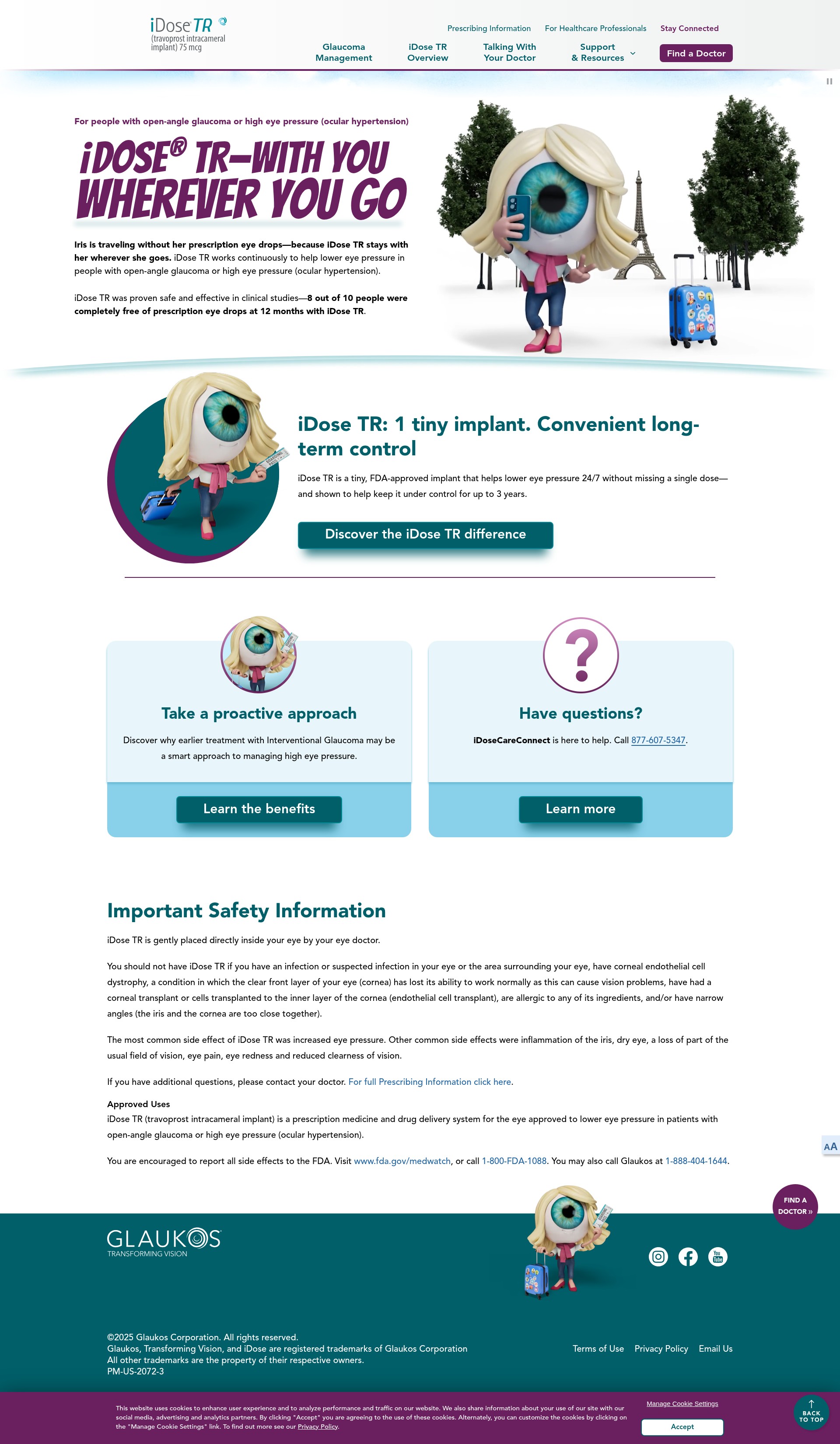 Screenshot of www.idosetr.com