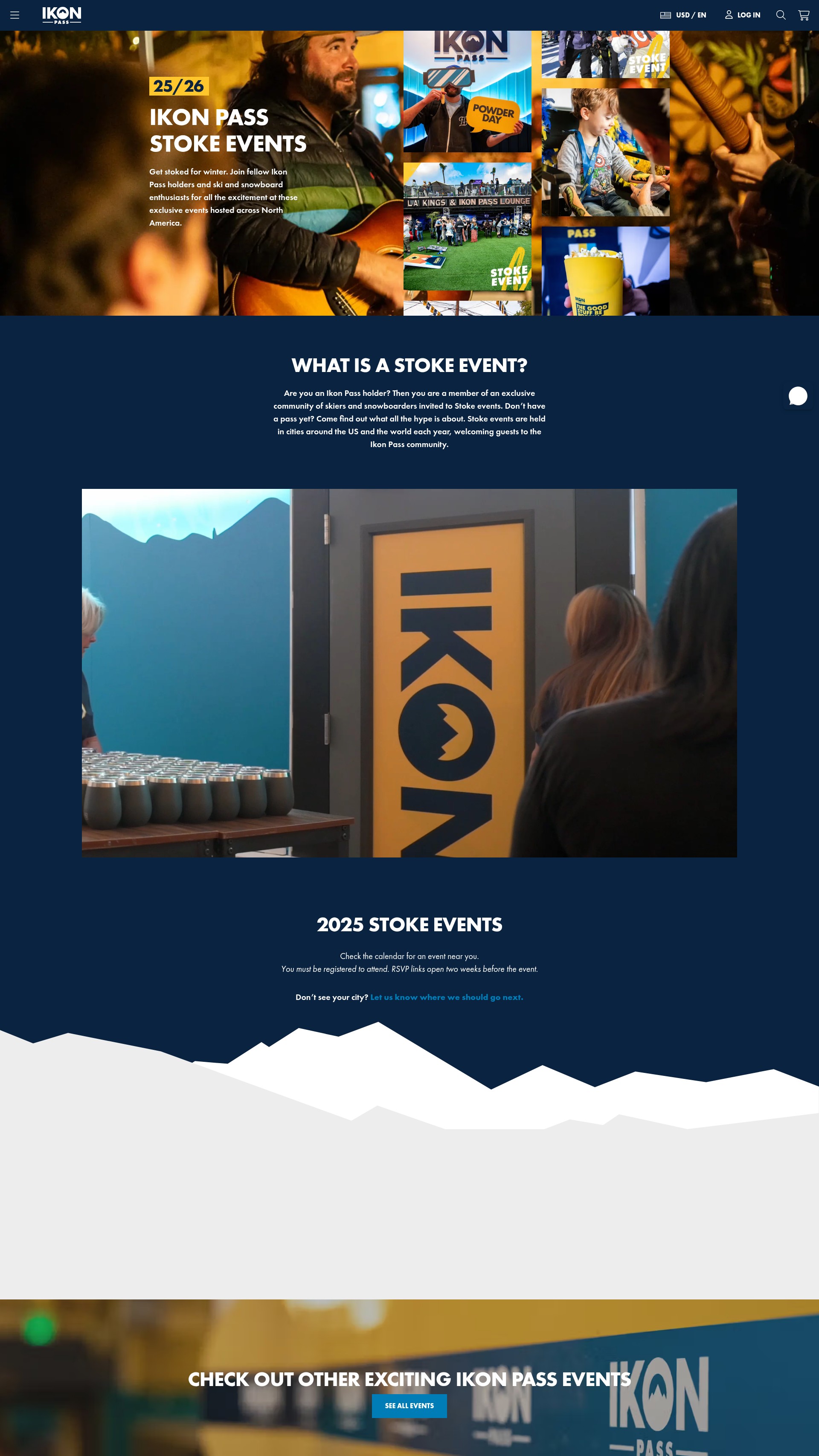 Screenshot of www.ikonpass.com
