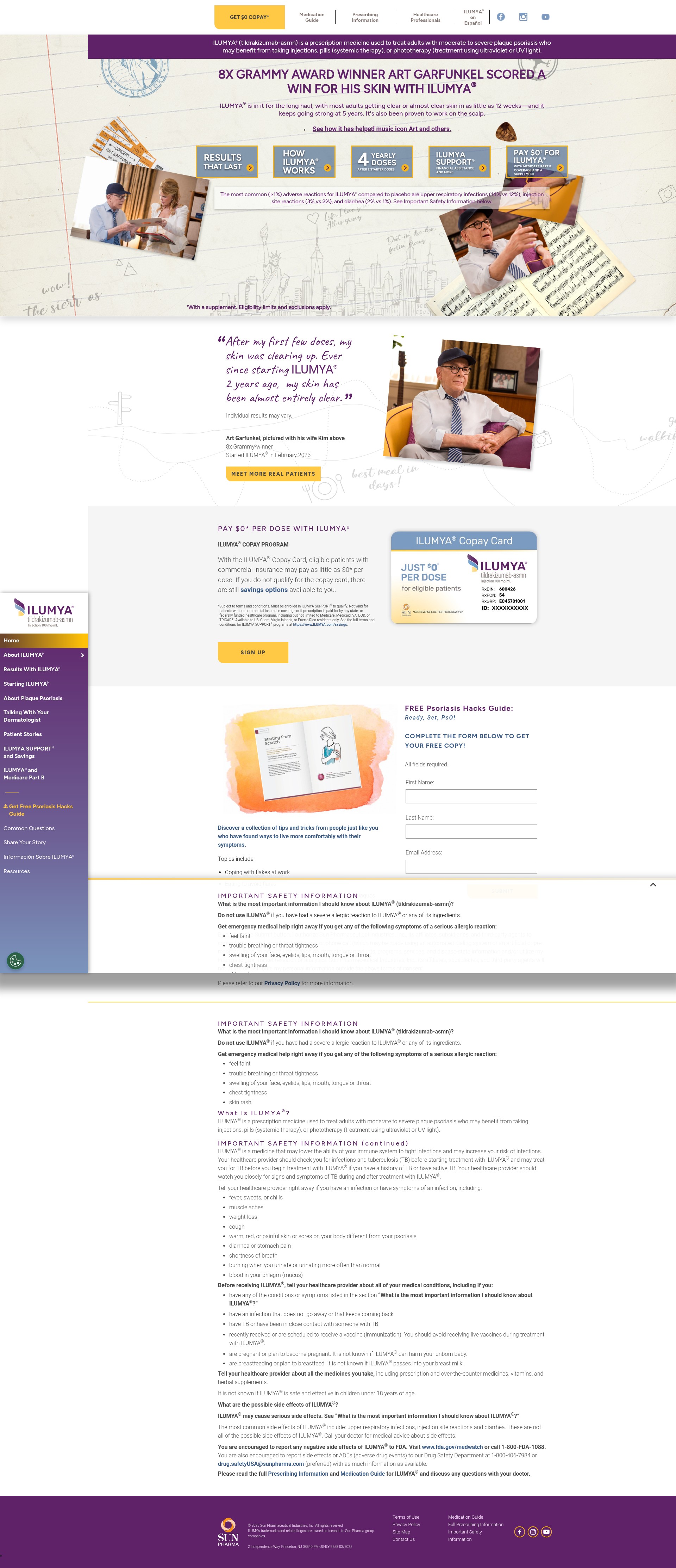 Screenshot of www.ilumya.com