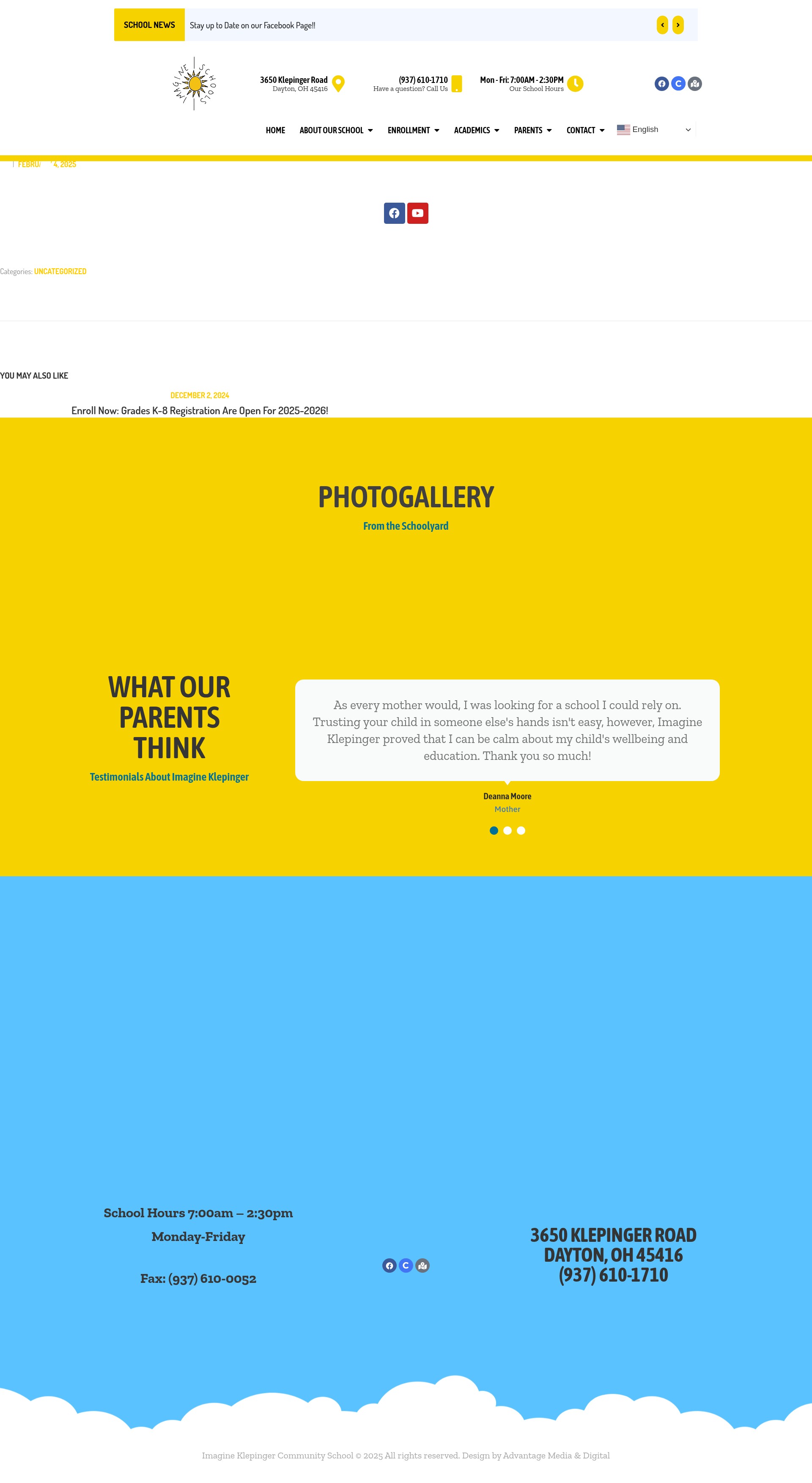 Screenshot of www.imagineklepinger.org