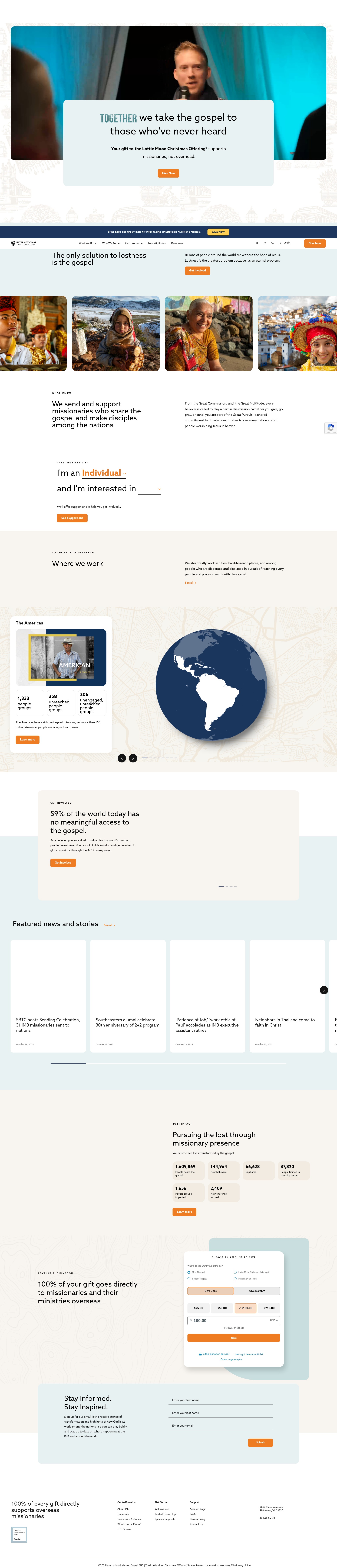 Screenshot of www.imb.org