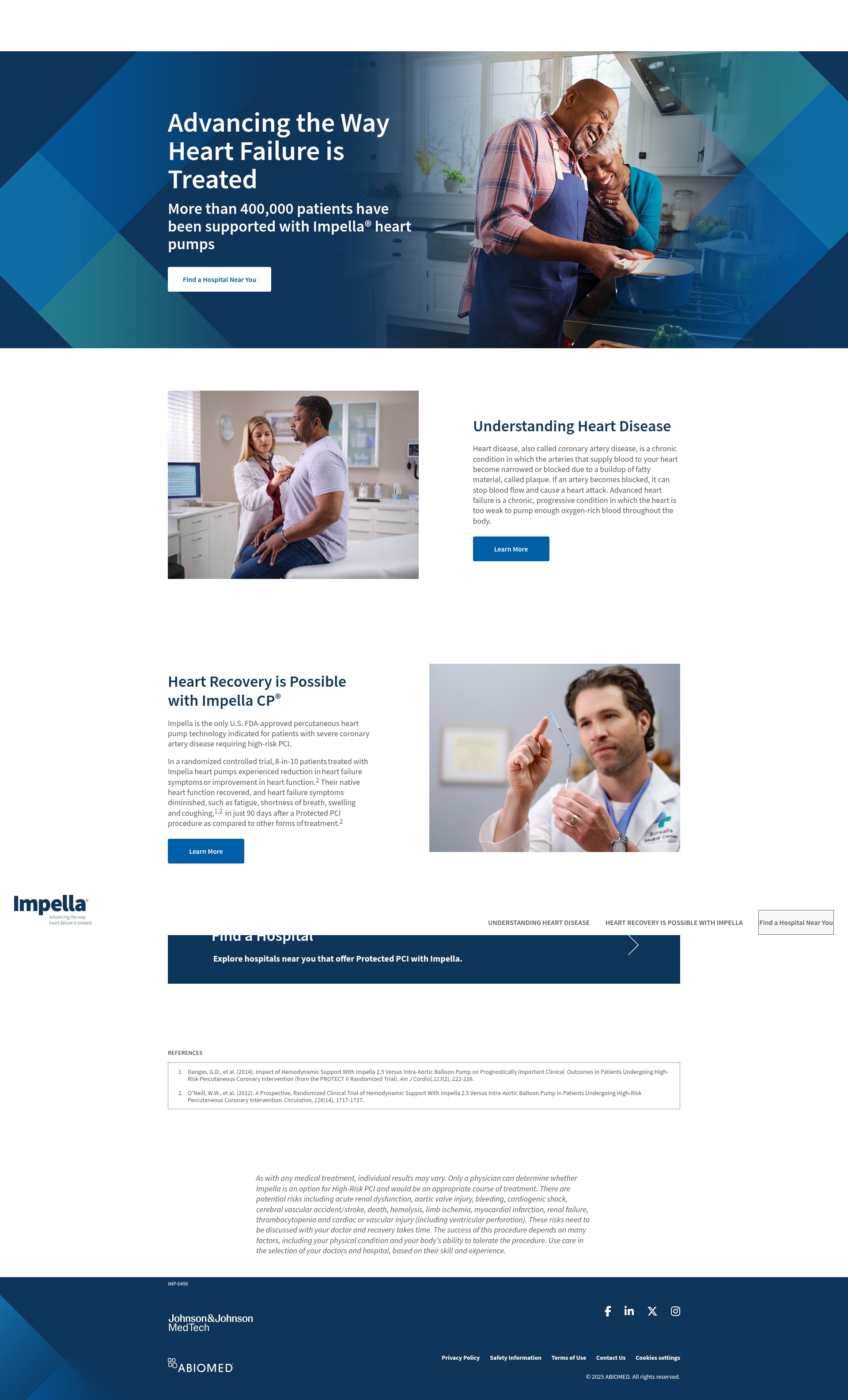 Screenshot of www.impella.com
