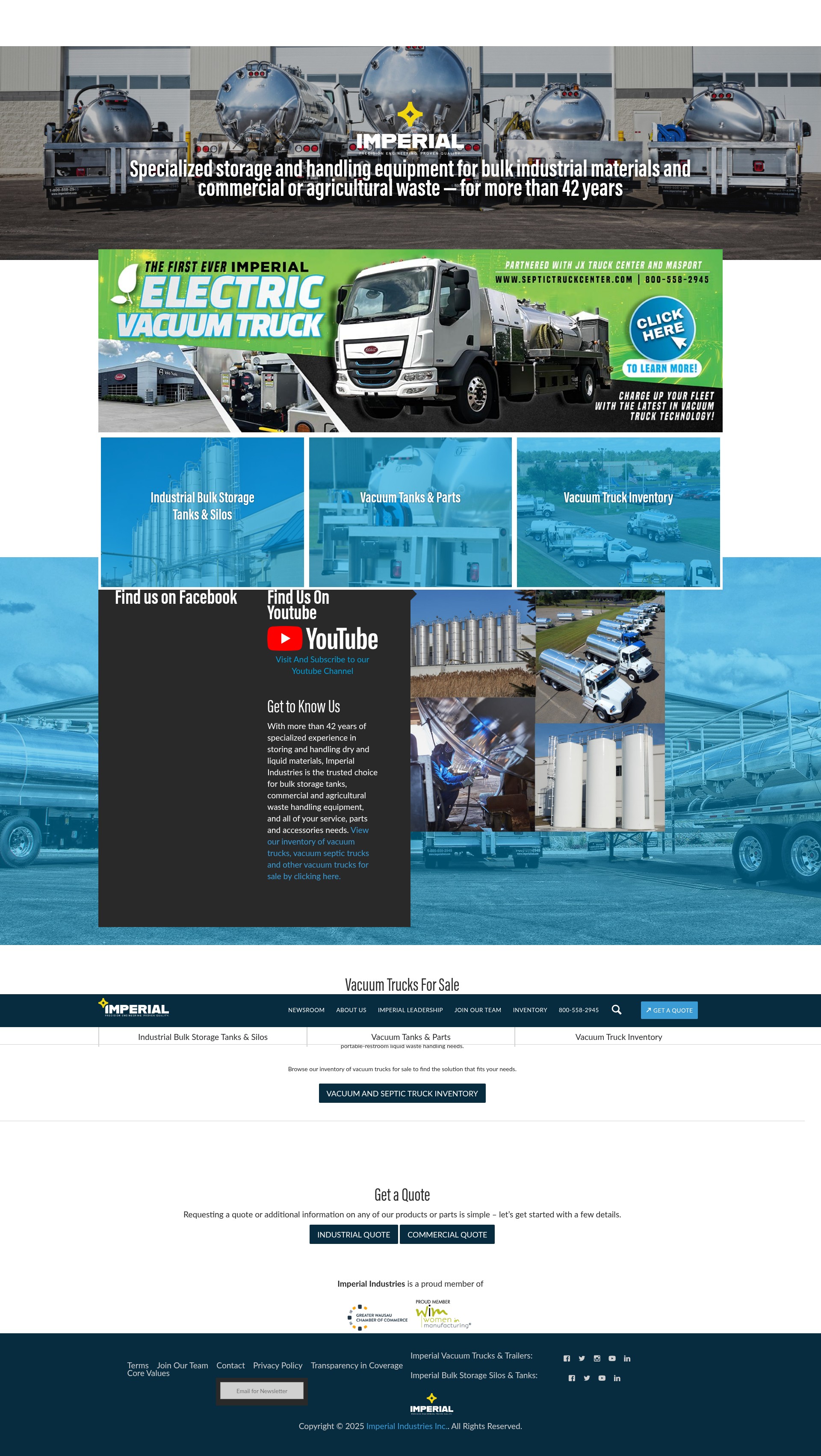 Screenshot of www.imperialind.com