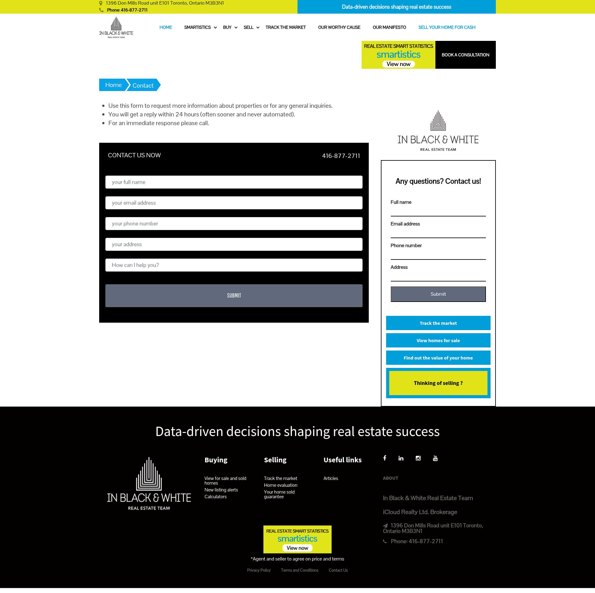 Screenshot of www.inbw.ca