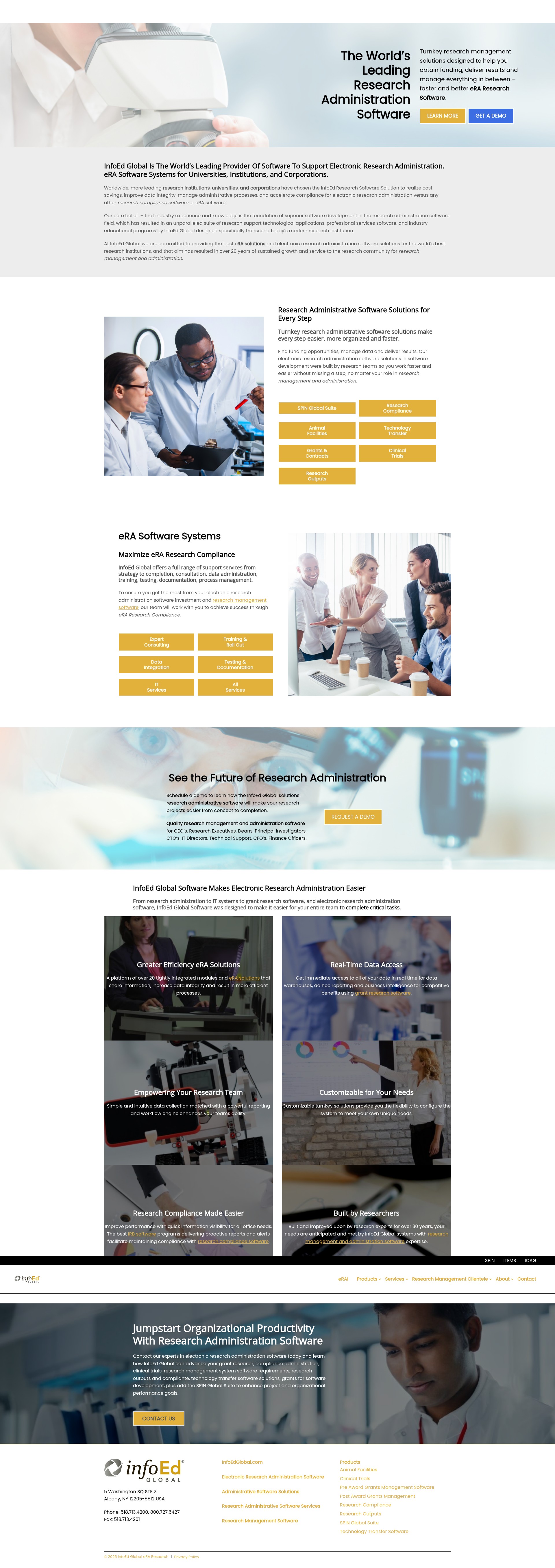 Screenshot of www.infoedglobal.com