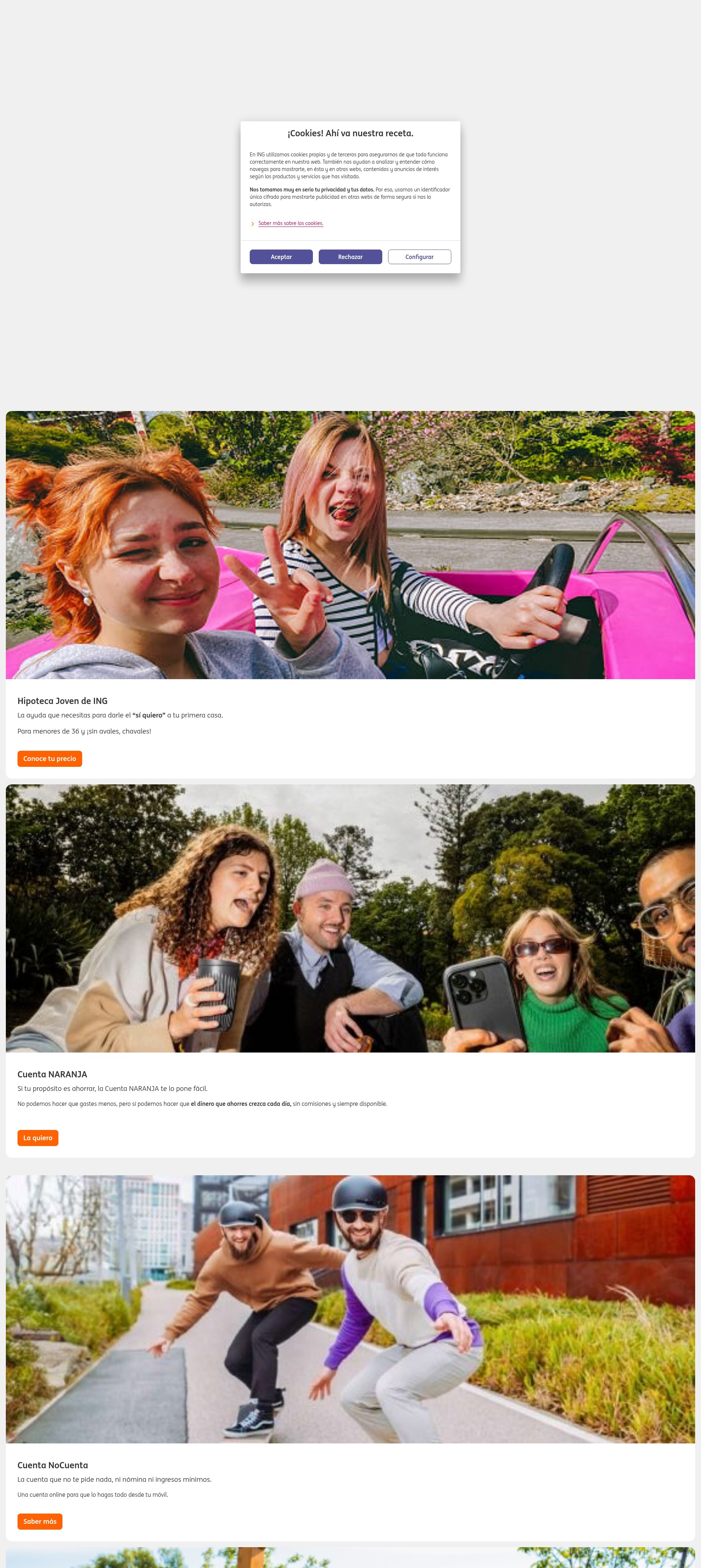 Screenshot of www.ing.es