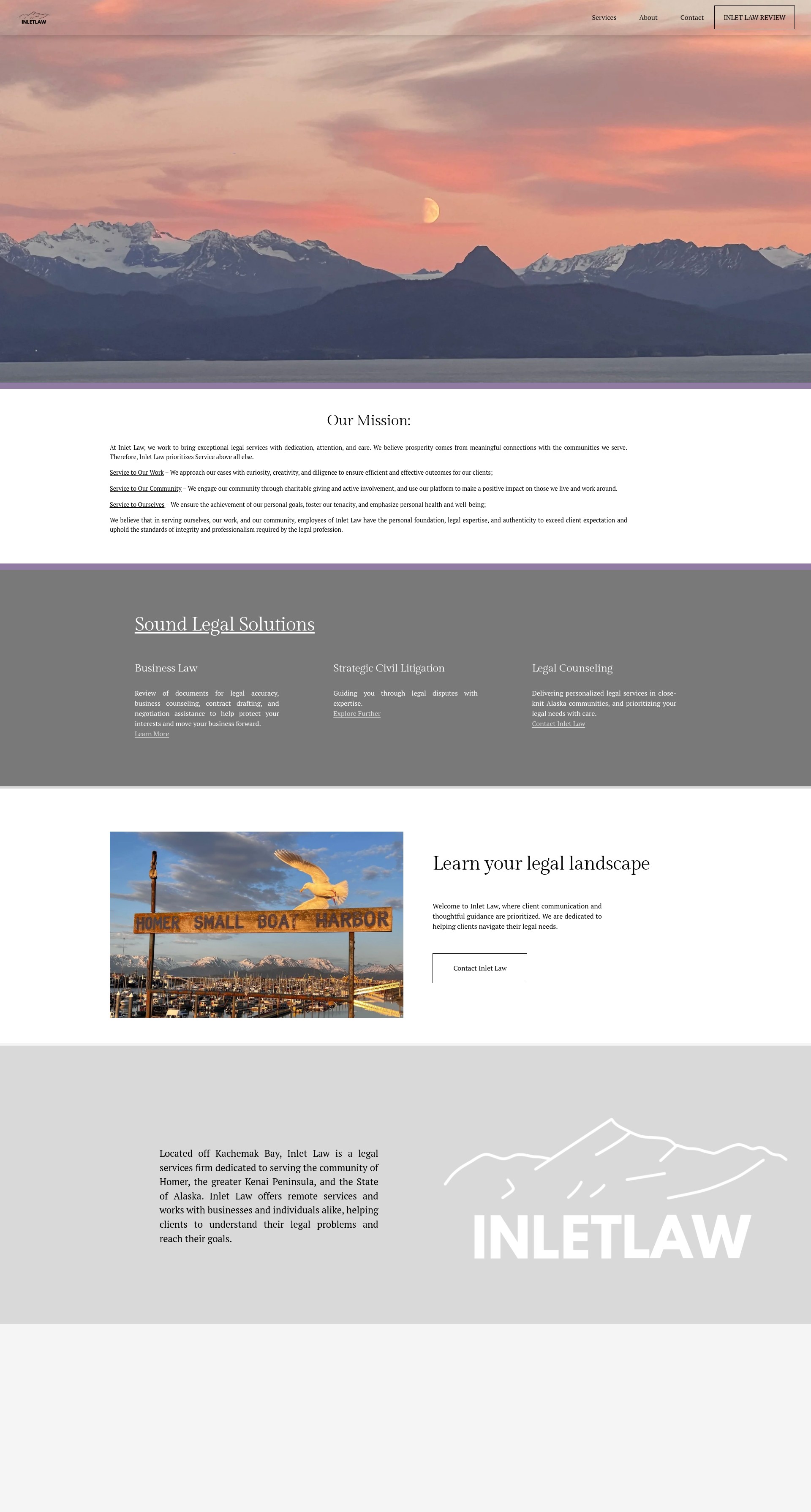 Screenshot of www.inlet-law.com