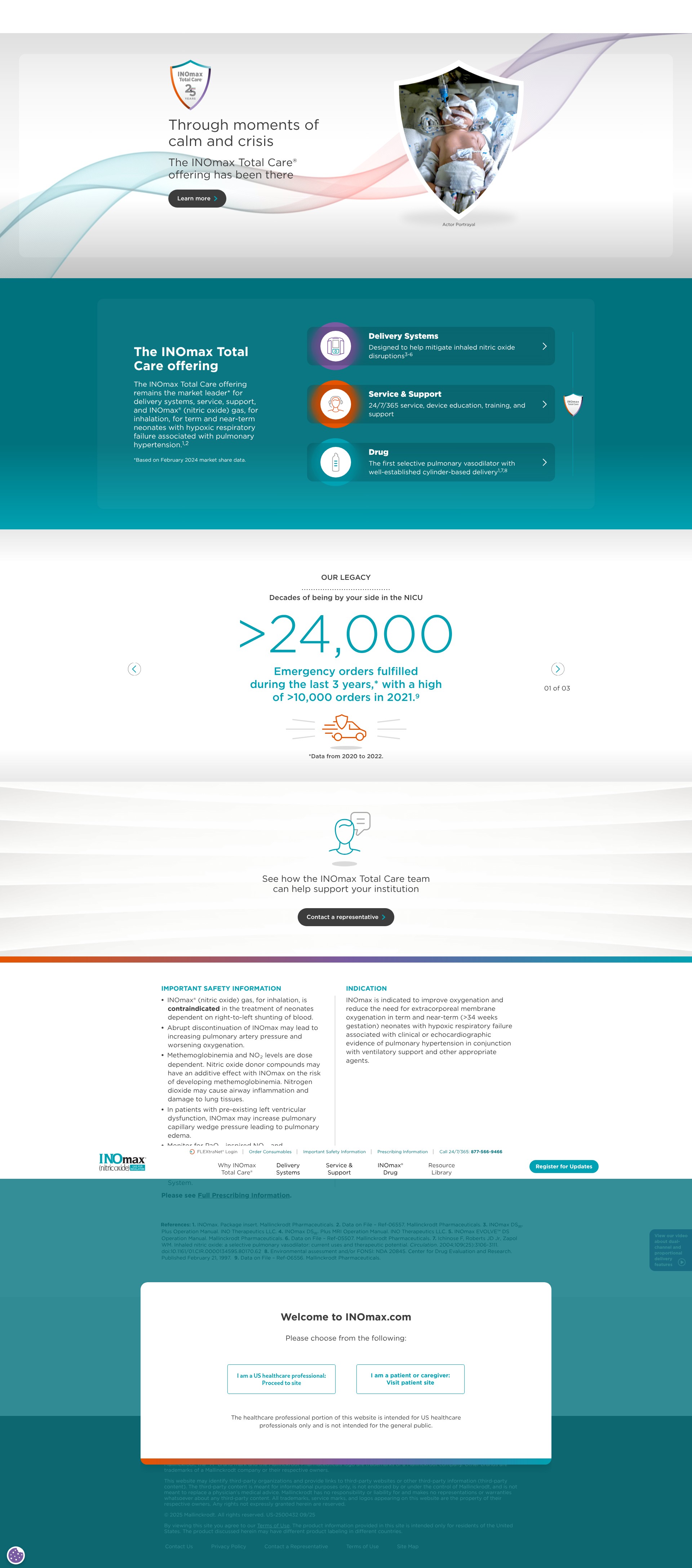 Screenshot of www.inomax.com