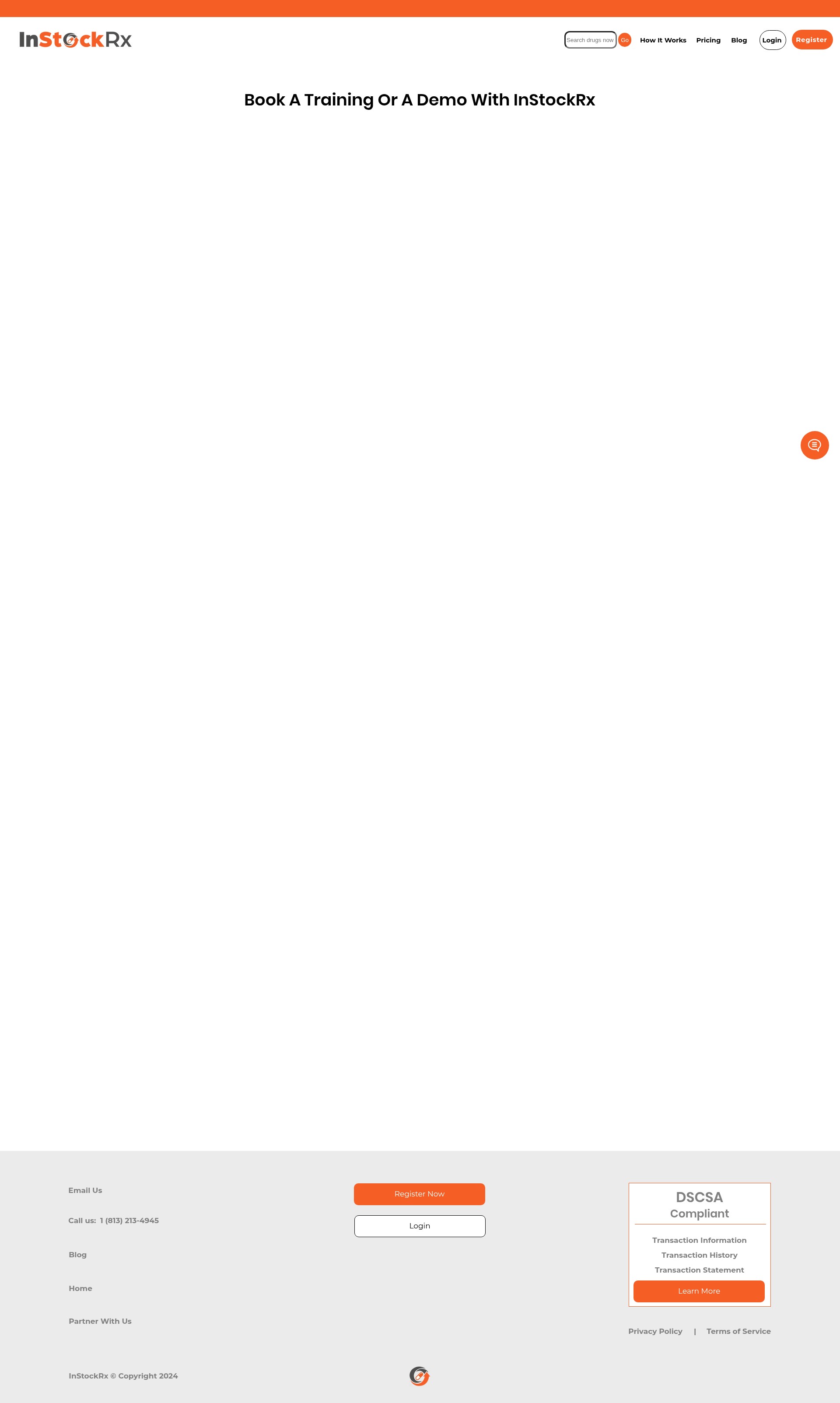 Screenshot of www.instockrx.com