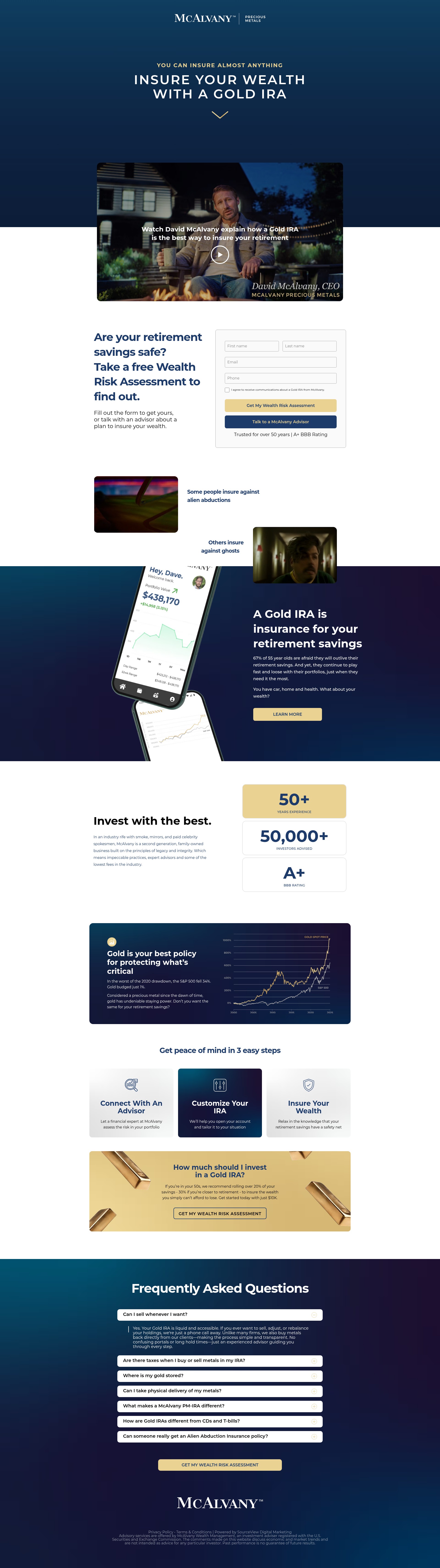 Screenshot of www.insuremywealth.net