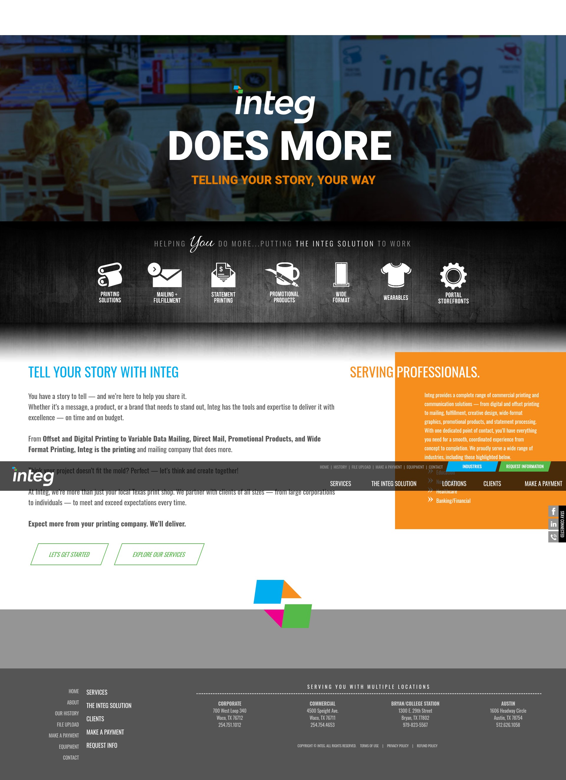 Screenshot of www.integdoes.com
