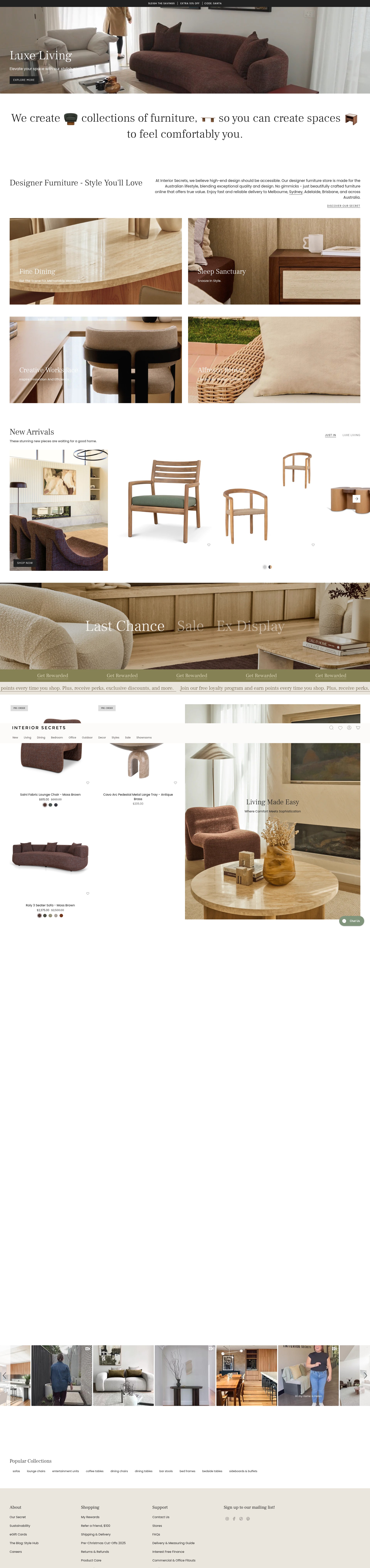 Screenshot of www.interiorsecrets.com.au