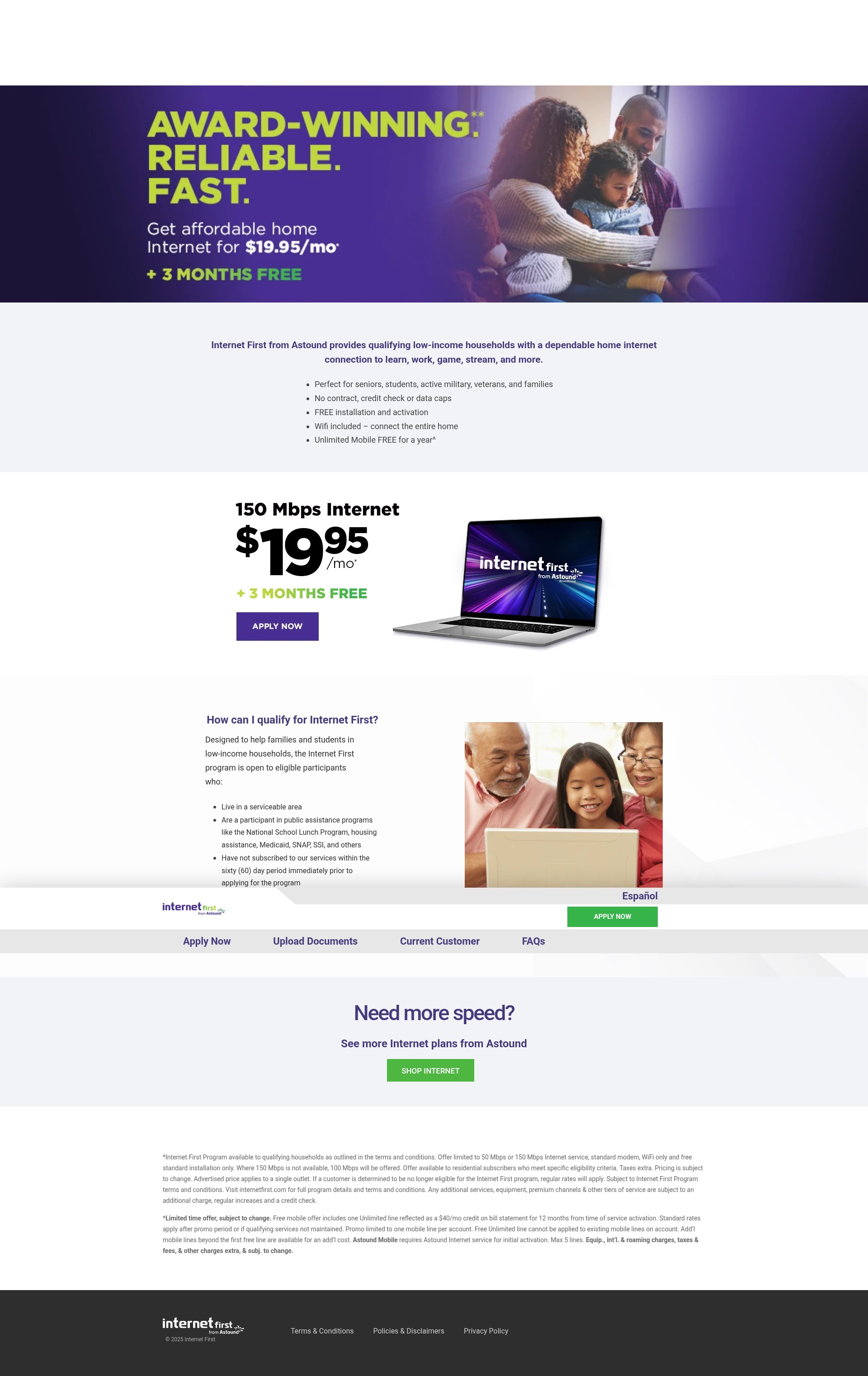 Screenshot of www.internetfirst.com