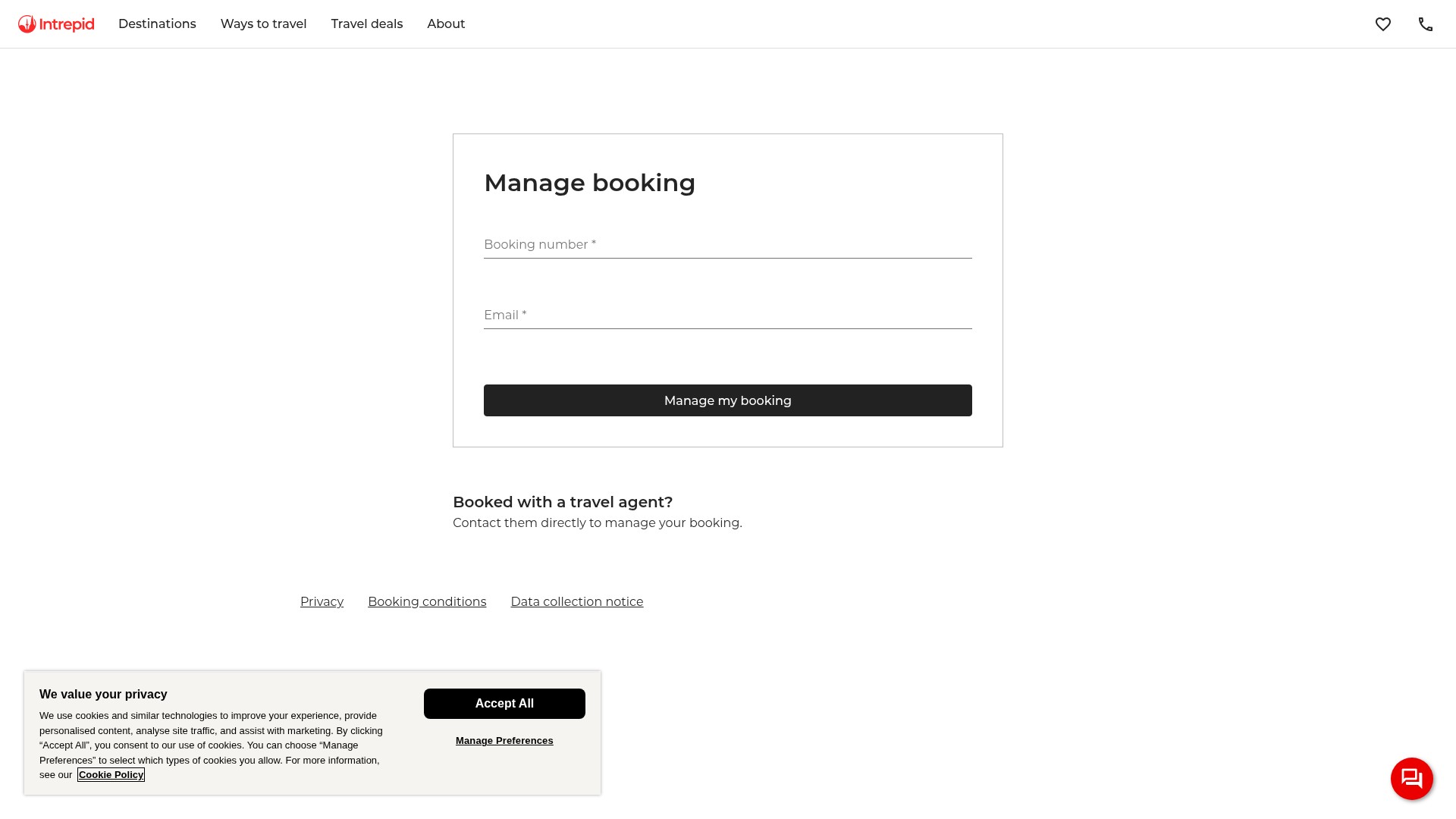 Screenshot of www.intrepidtravel.com