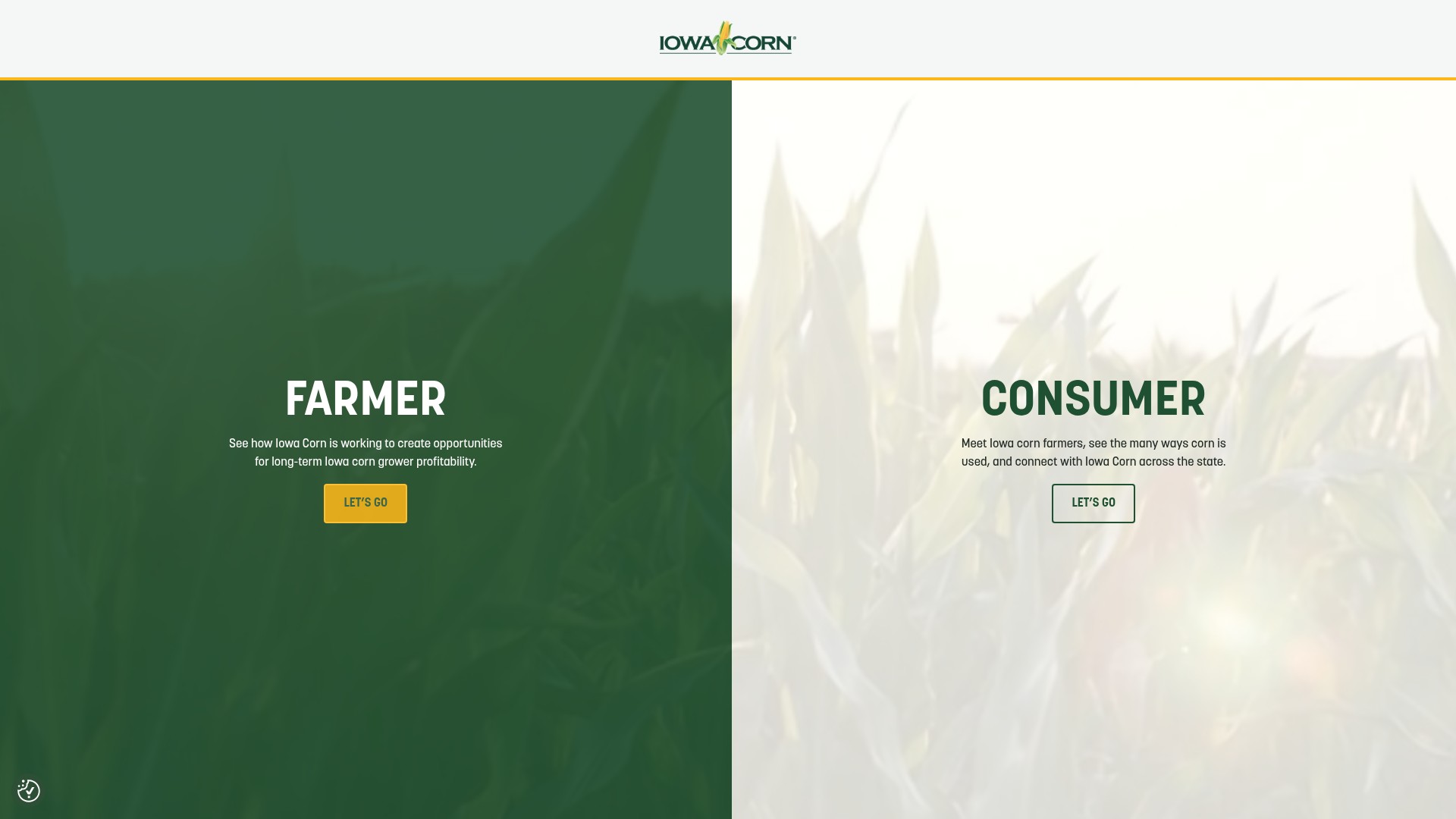 Screenshot of www.iowacorn.org