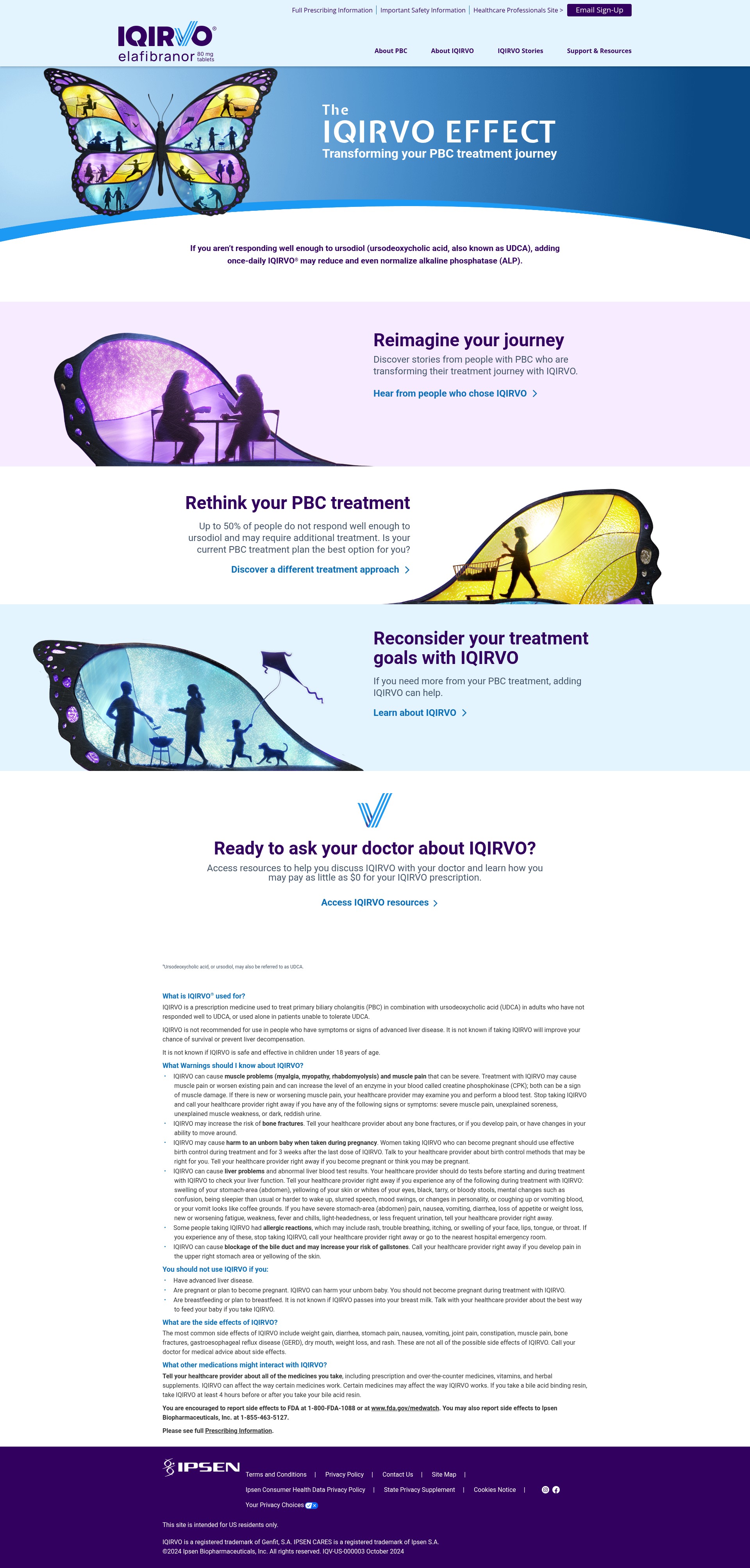 Screenshot of www.iqirvo.com