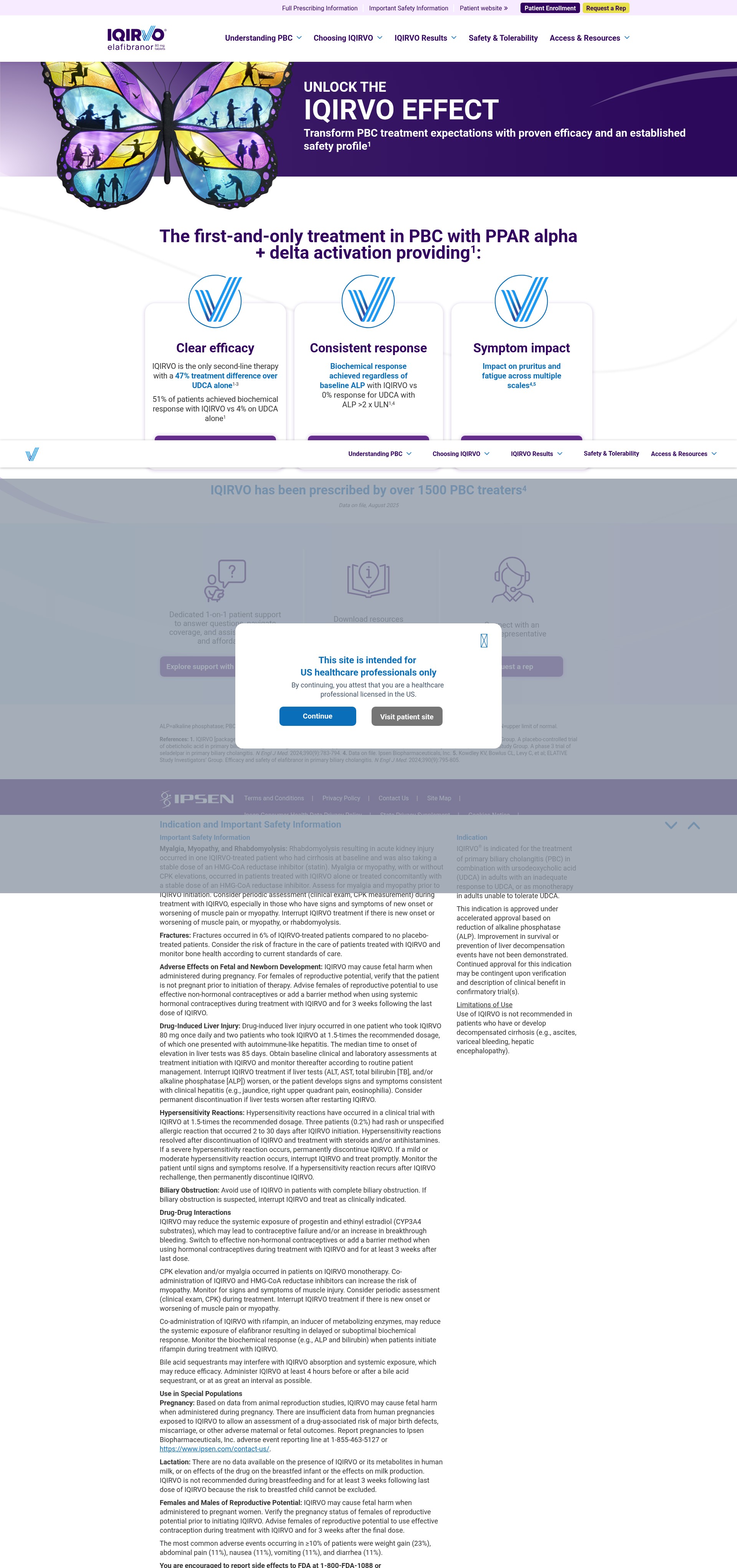 Screenshot of www.iqirvohcp.com