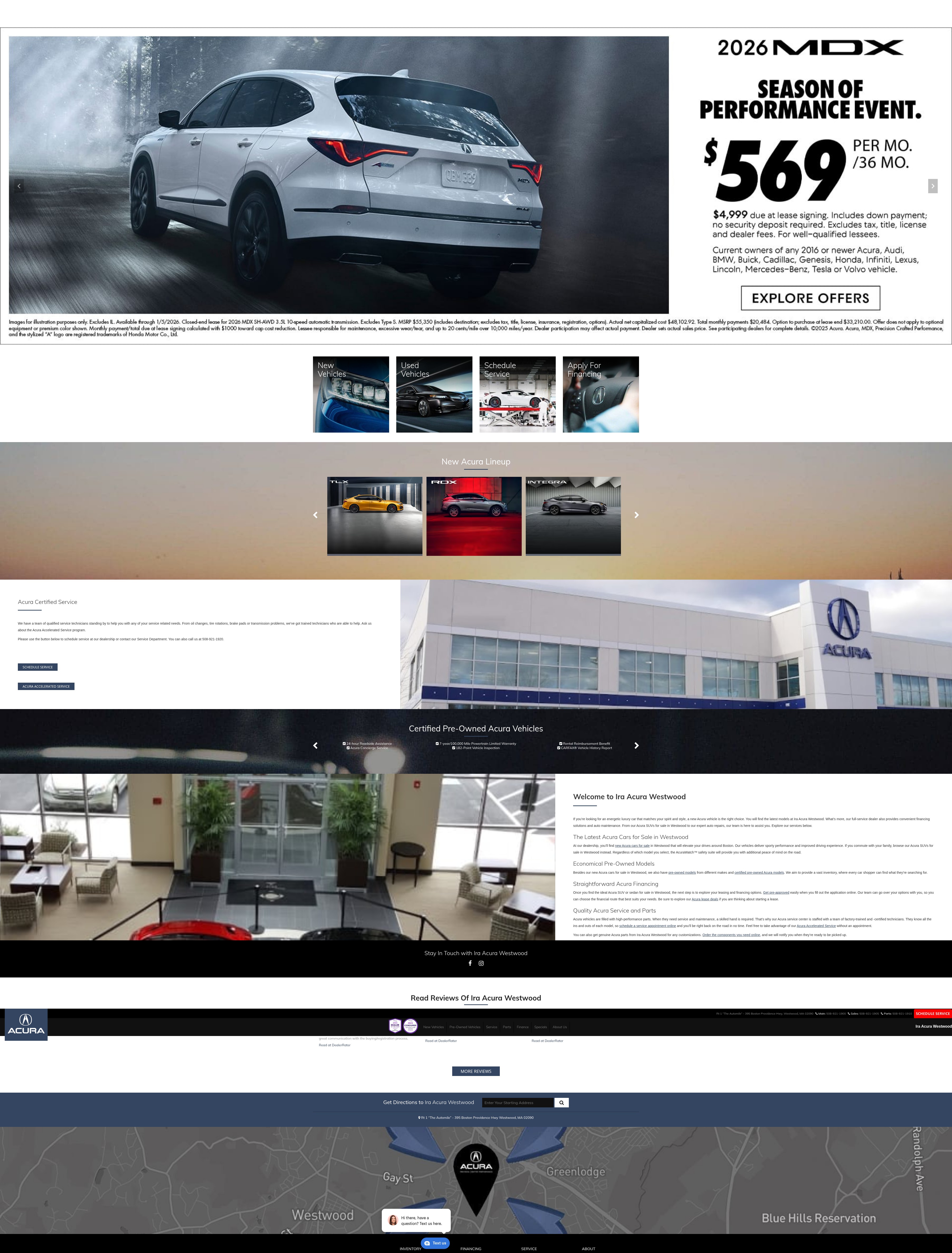 Screenshot of www.iraacurawestwood.com