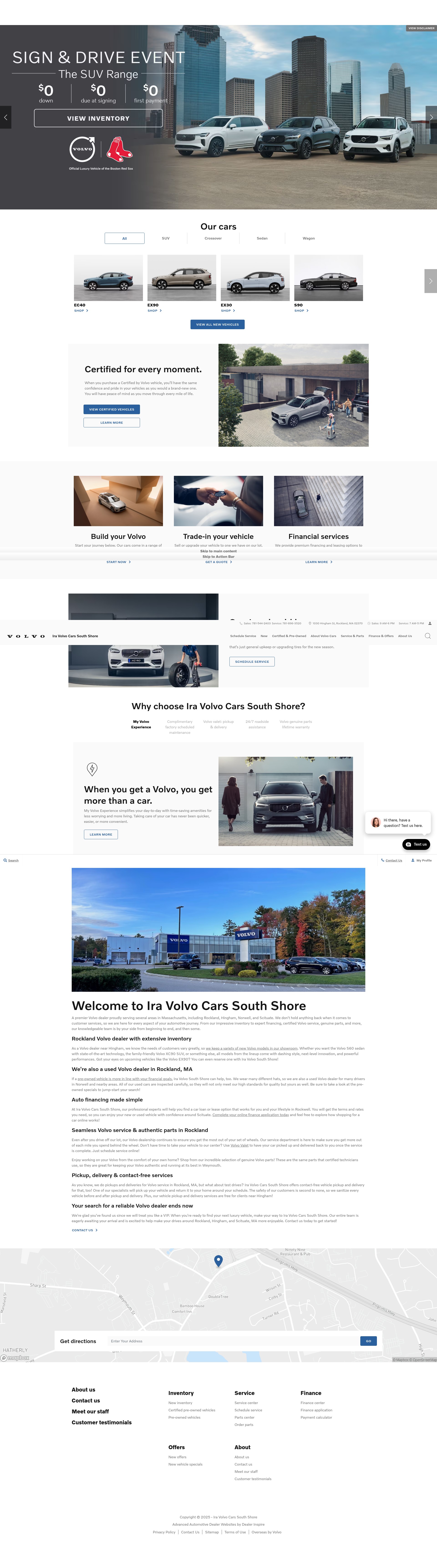 Screenshot of www.iravolvocarssouthshore.com